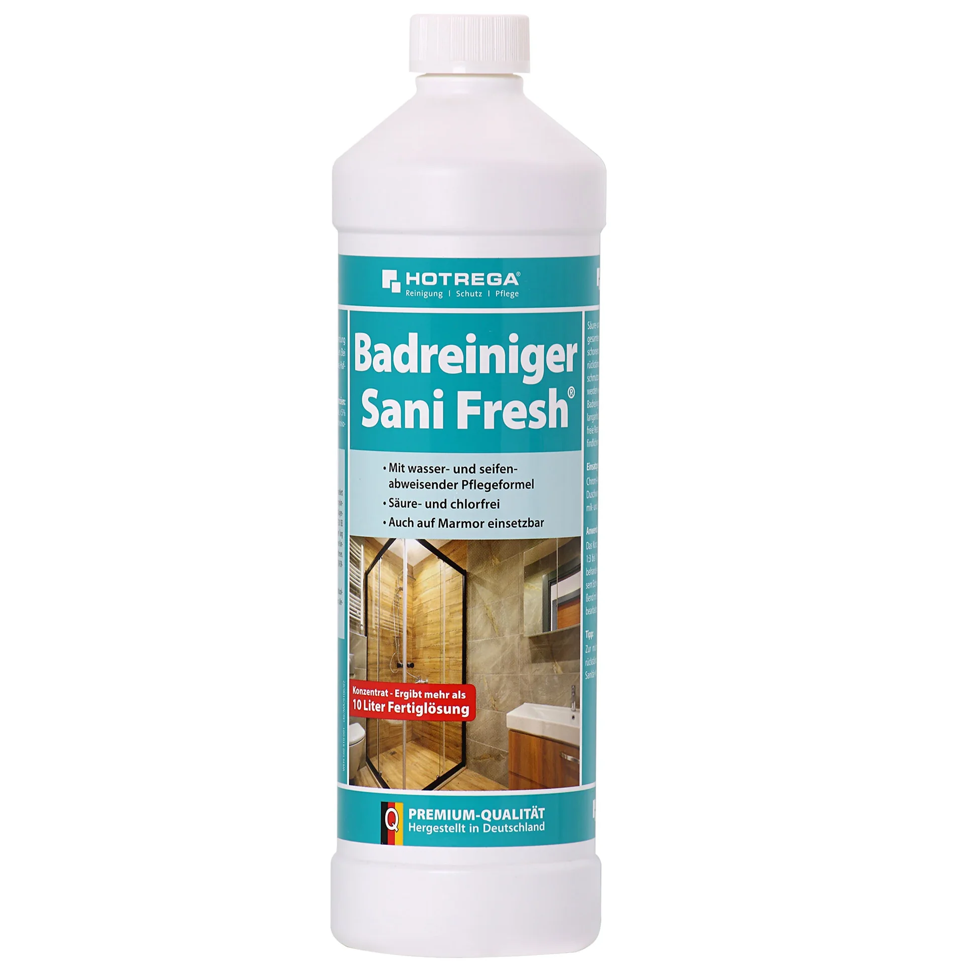 "Nettoyant salle de bain concentré 1 Liter, Nettoyant anticalcaire puissant, Nettoyant salle de bain professionnel image"