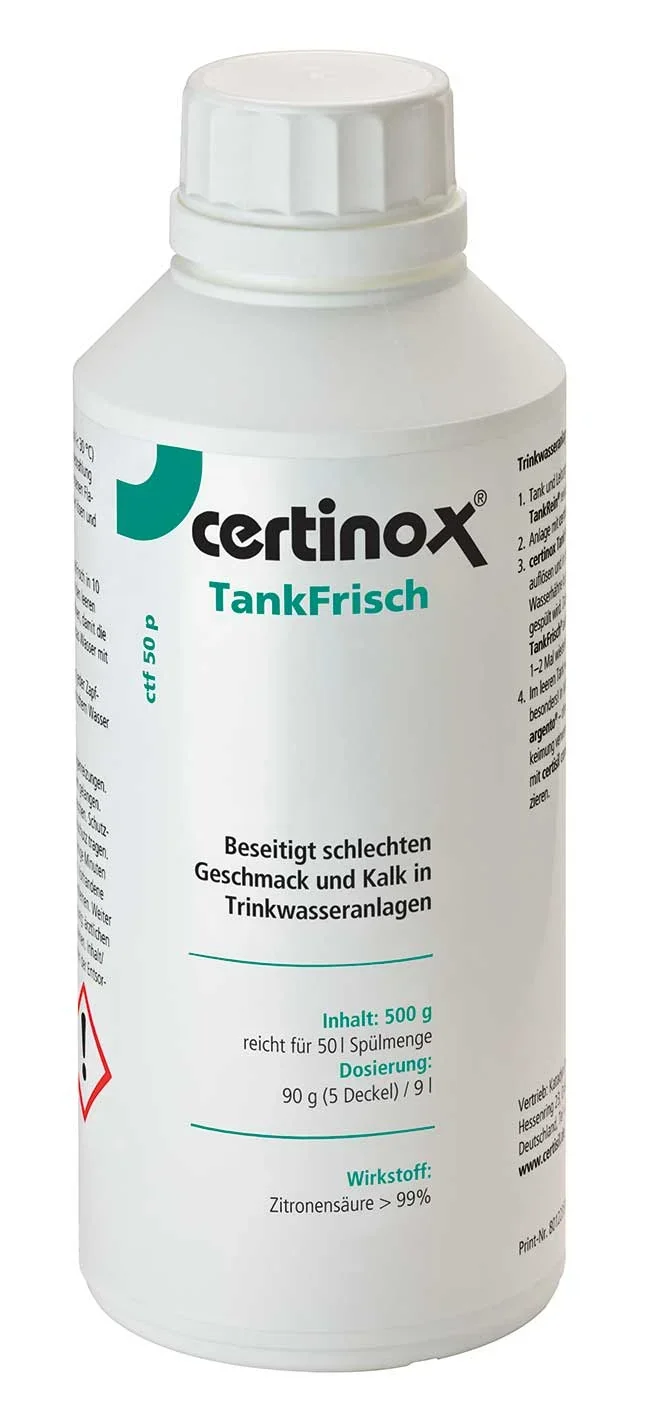 "Nettoyage réservoir eau potable, Certinox TankFrisch CTF, assainissement réservoir eau image"
