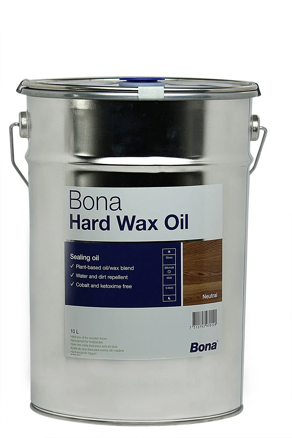 "Huile cire dure bois, 10 Liter, pour parquet intérieur image"