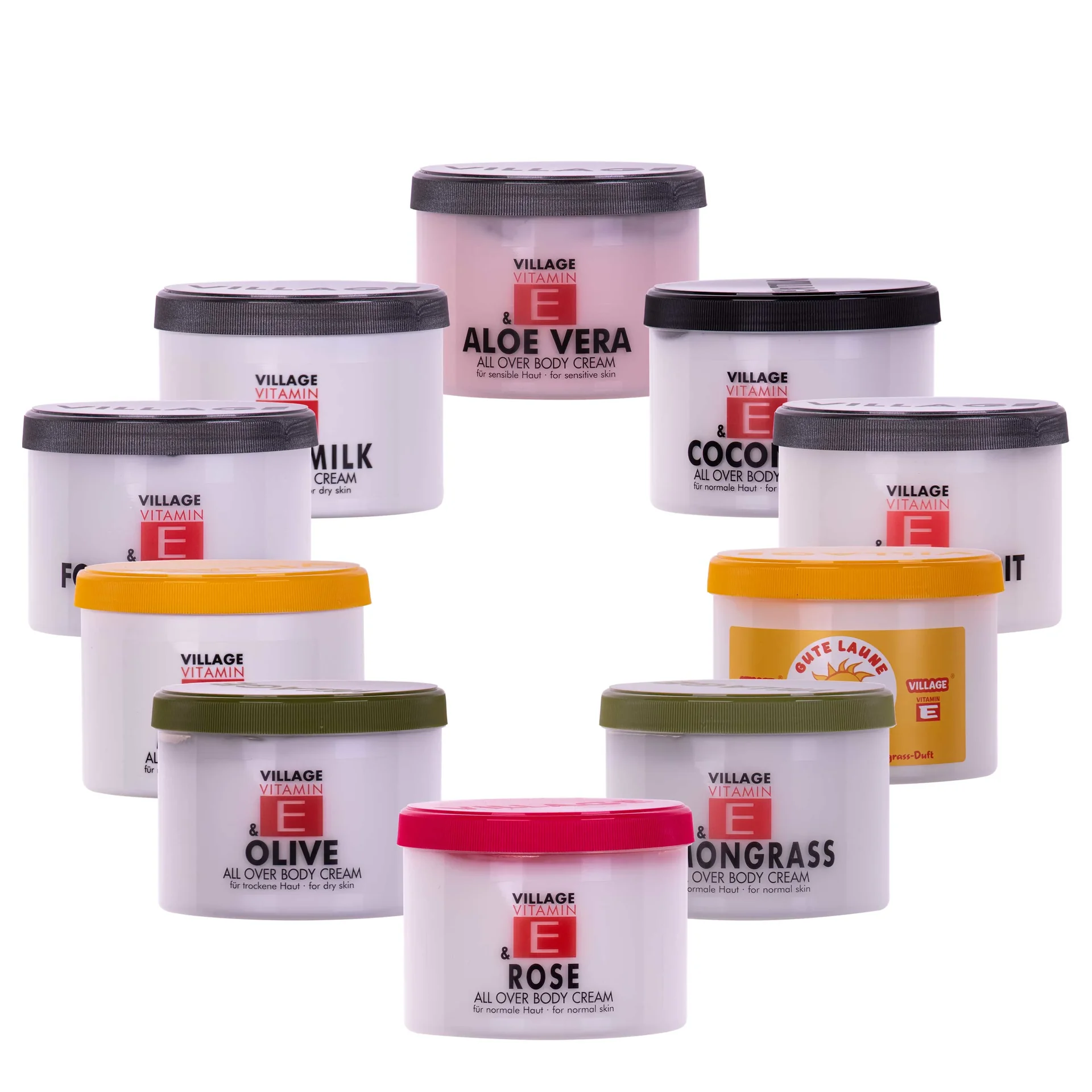 "Lotion corps hydratante, crème corps, lait corps vitamine E, soin corps, 500ml image"