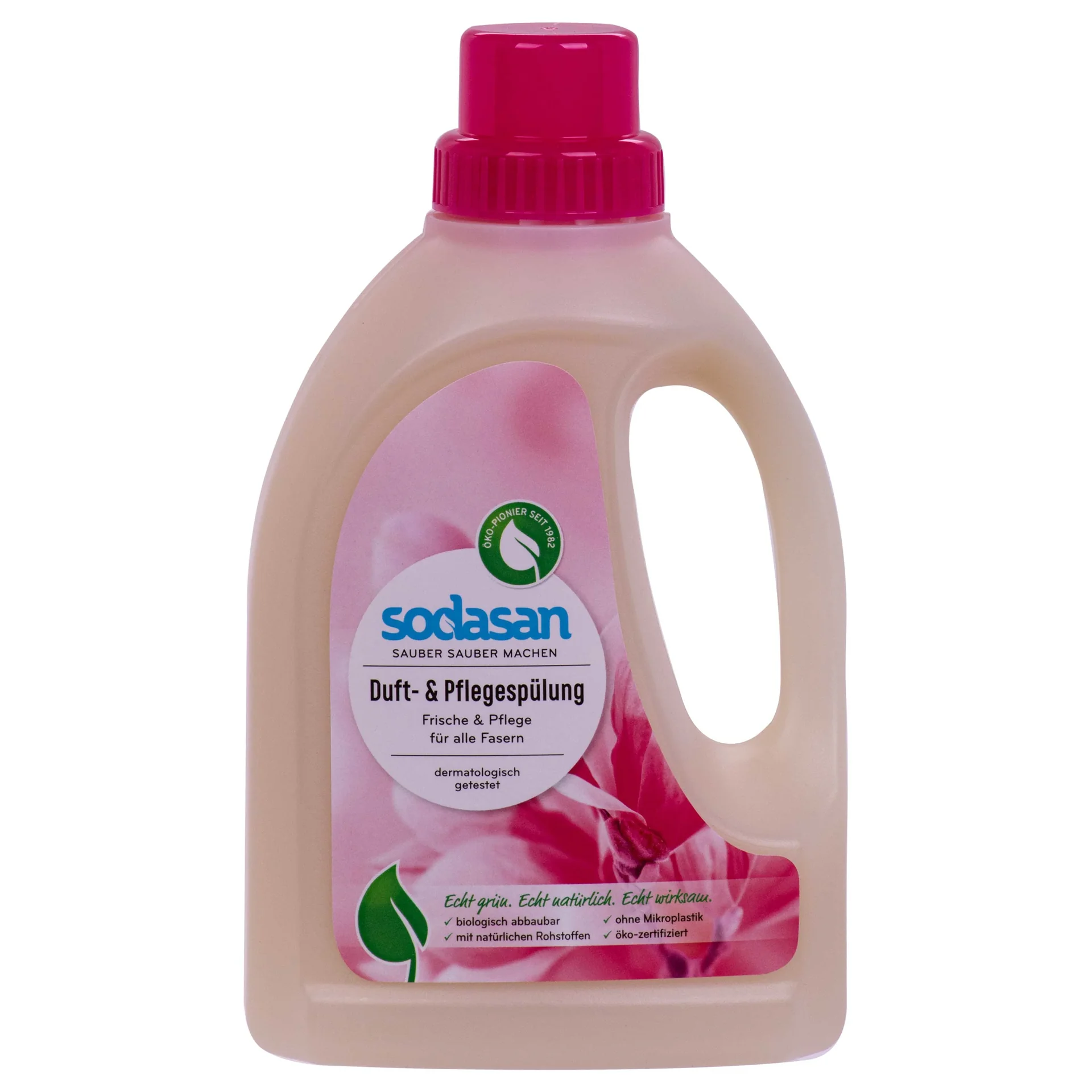 Adoucissant parfumé 750ml, soin du linge, fraicheur de magnolias
