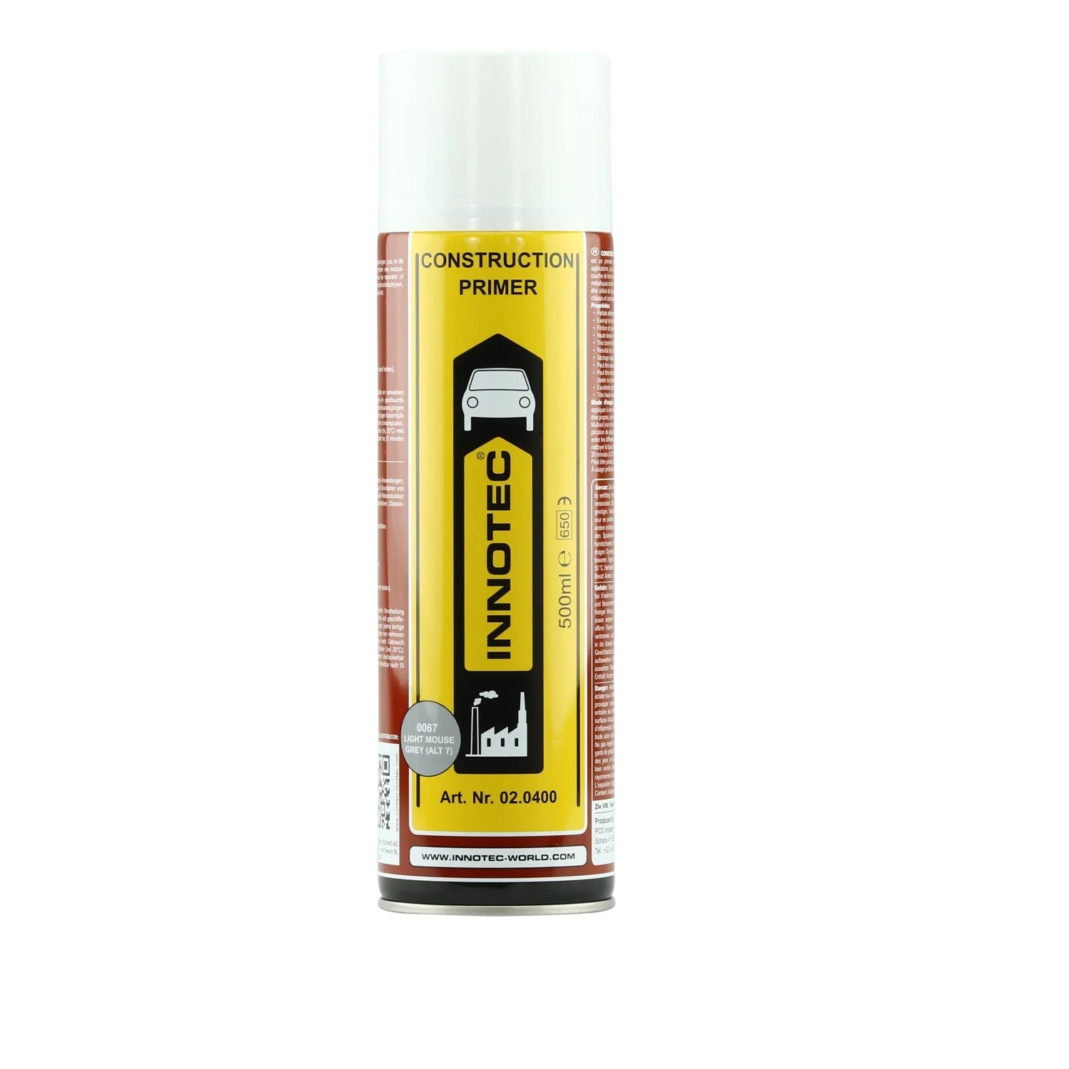 Primaire d'adhérence construction, Primaire construction gris, Primaire d'accrochage universel, 500ml