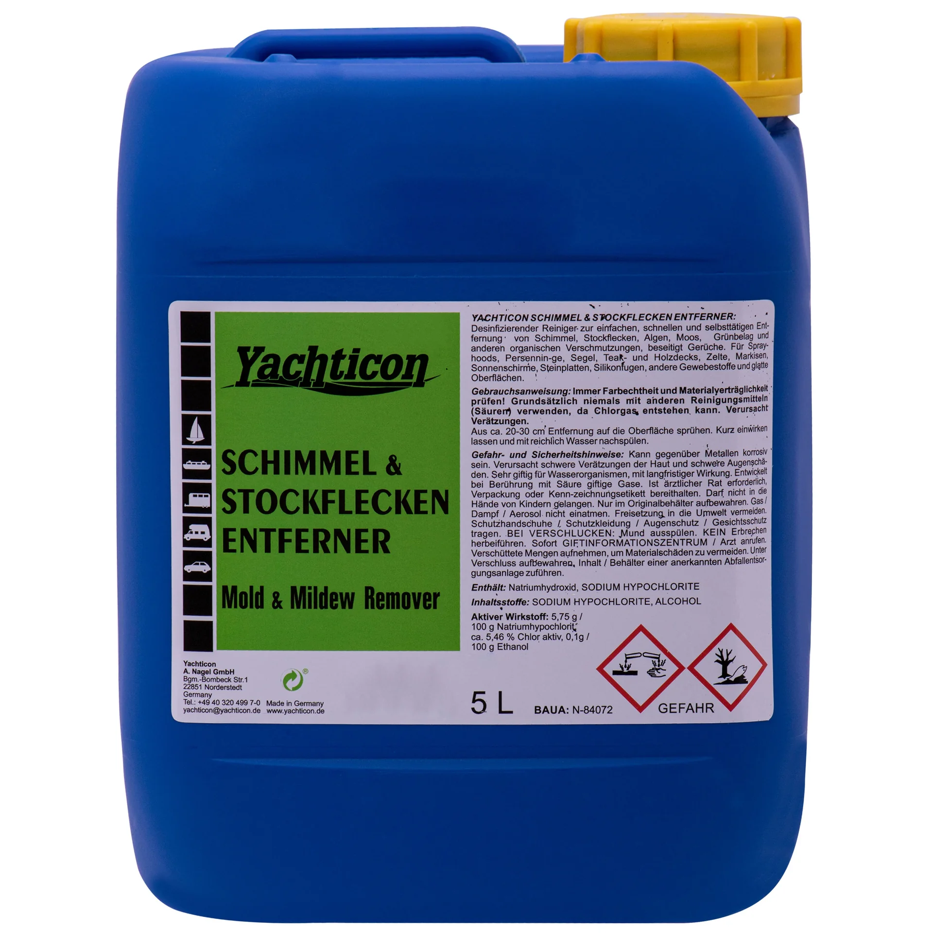 "Anti moisissure, nettoyant moisissure, traitement anti moisissure 5 Liter image"