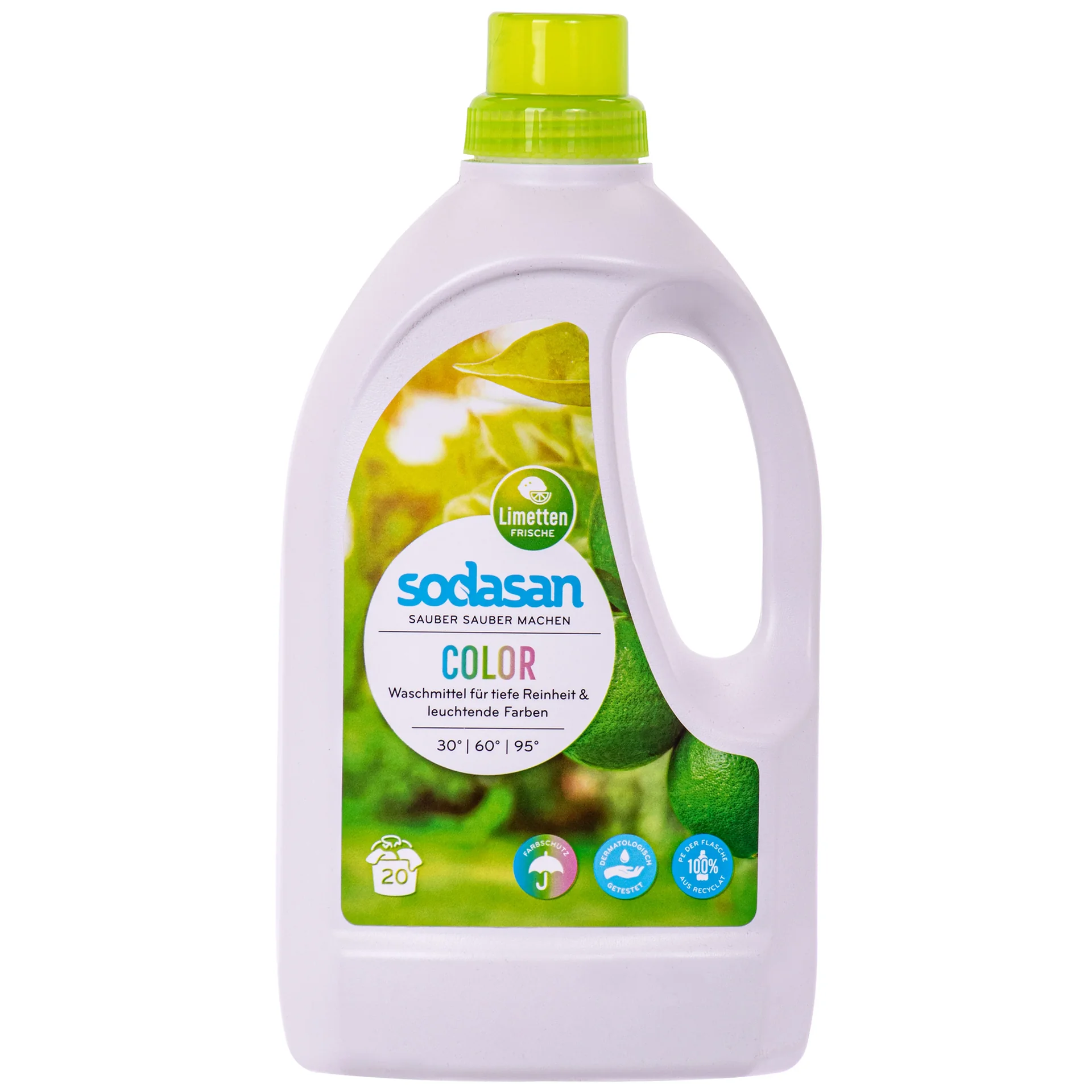 "Lessive liquide couleur, lessive Sodasan Color, agrumes image"