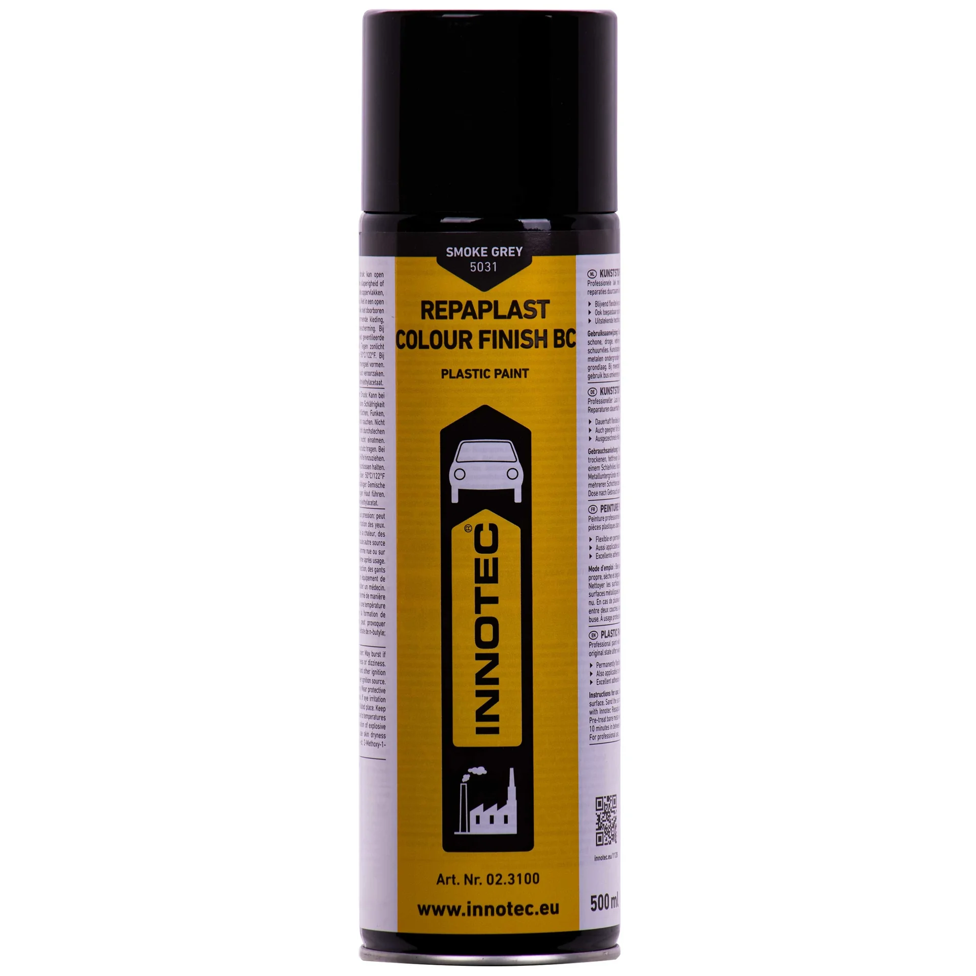 "Repaplast gris fumé, Finition couleur plastique, 500ml image"