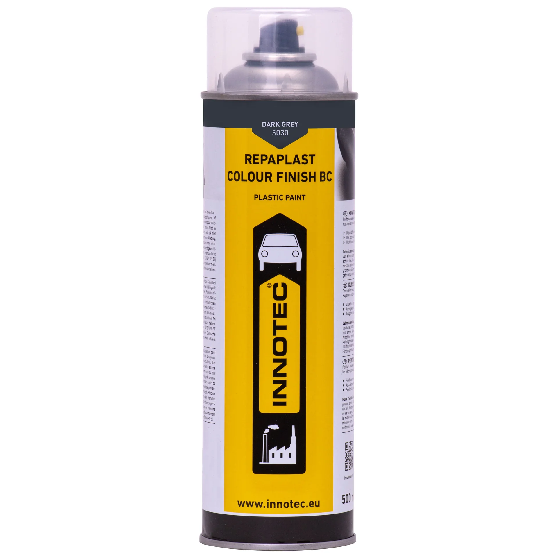 "Repaplast gris foncé, Finition couleur plastique, 500ml image"