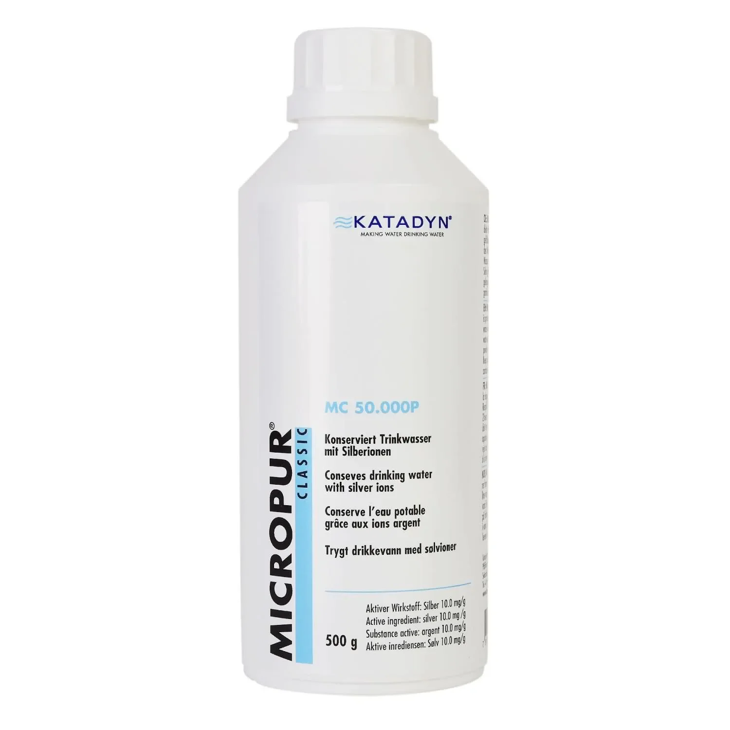 "Purification eau potable, traitement eau, micropur eau, poudre 500g image"
