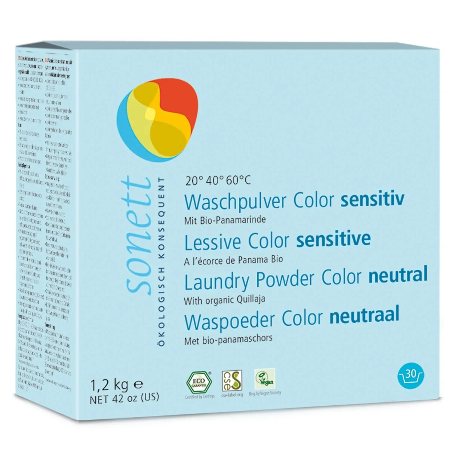 "Lessive poudre couleur, Lessive Color, 1,2 kg, Lessive Sensitive image"