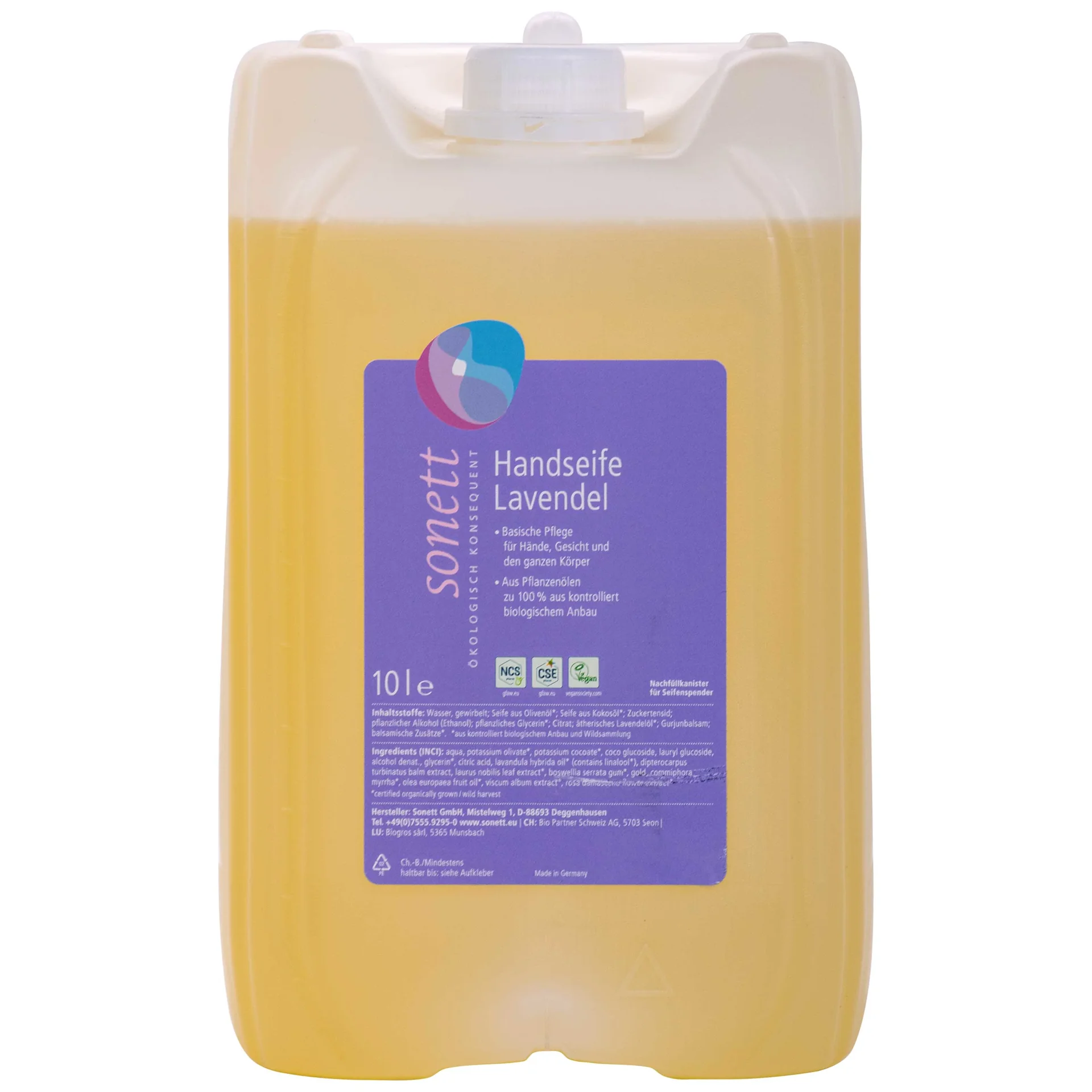 "Savon mains lavande 10 litres, Savon liquide lavande, Savon lavande, professionnel image"