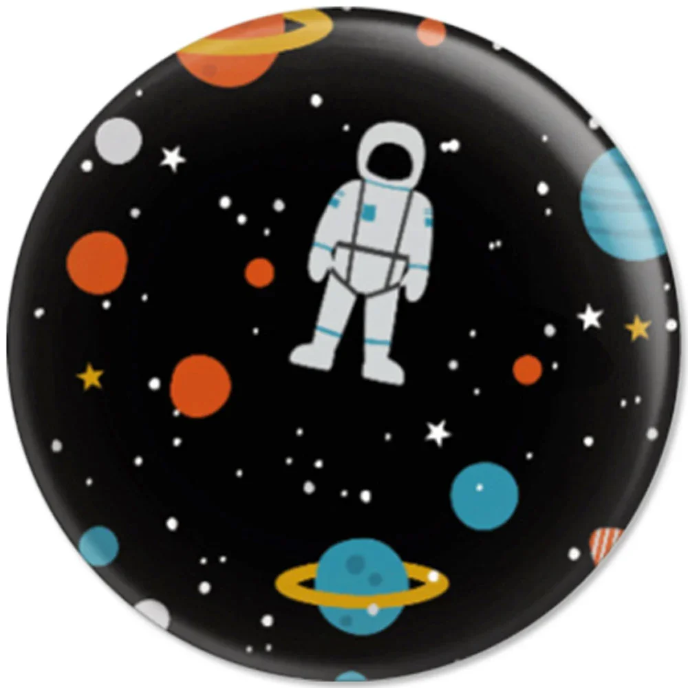 "Ava & Yves Enfants Bouton / Pin's Espace image"