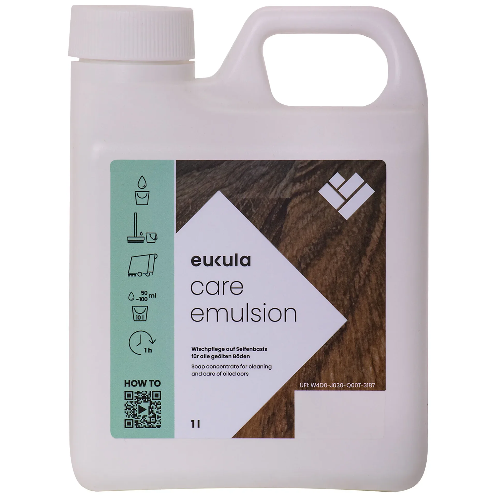 "Entretien parquet, émulsion entretien, soin parquet, 1 Liter image"