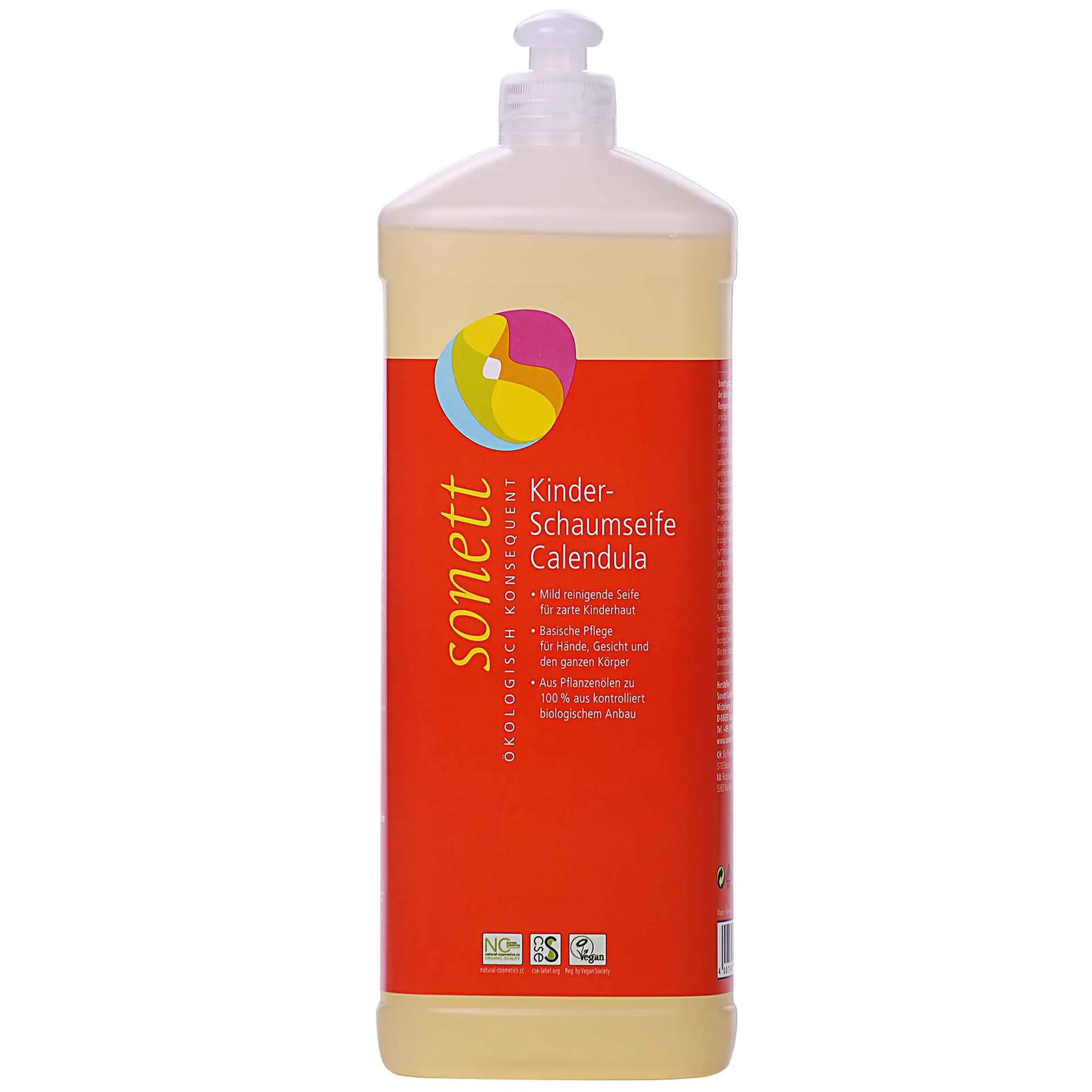 Savon mousse enfant Calendula, recharge savon mousse 1 litre