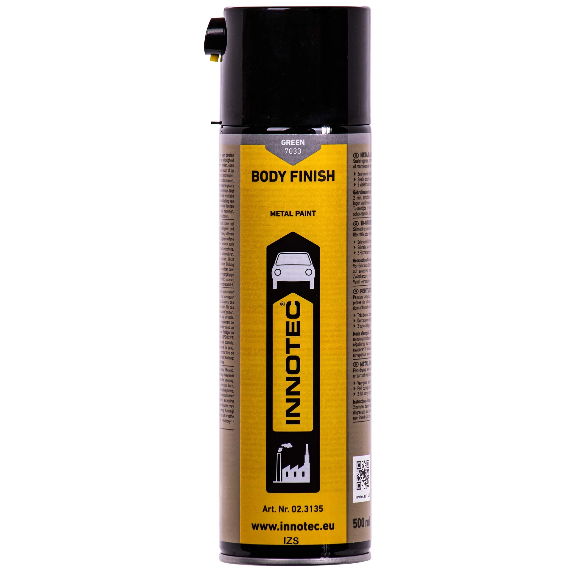 "Peinture carrosserie verte, Finition carrosserie, 500ml, Laque carrosserie, Vert image"