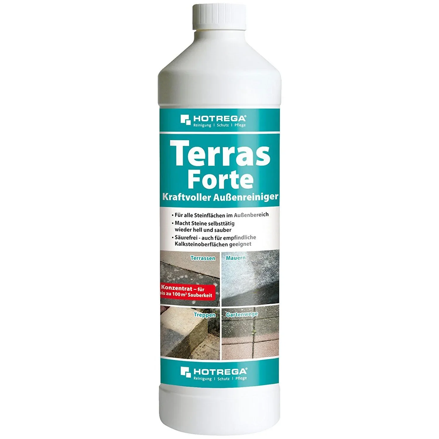"Nettoyant terrasse puissant, 1 Liter, Nettoyant extérieur concentré, Nettoyant sol extérieur puissant image"