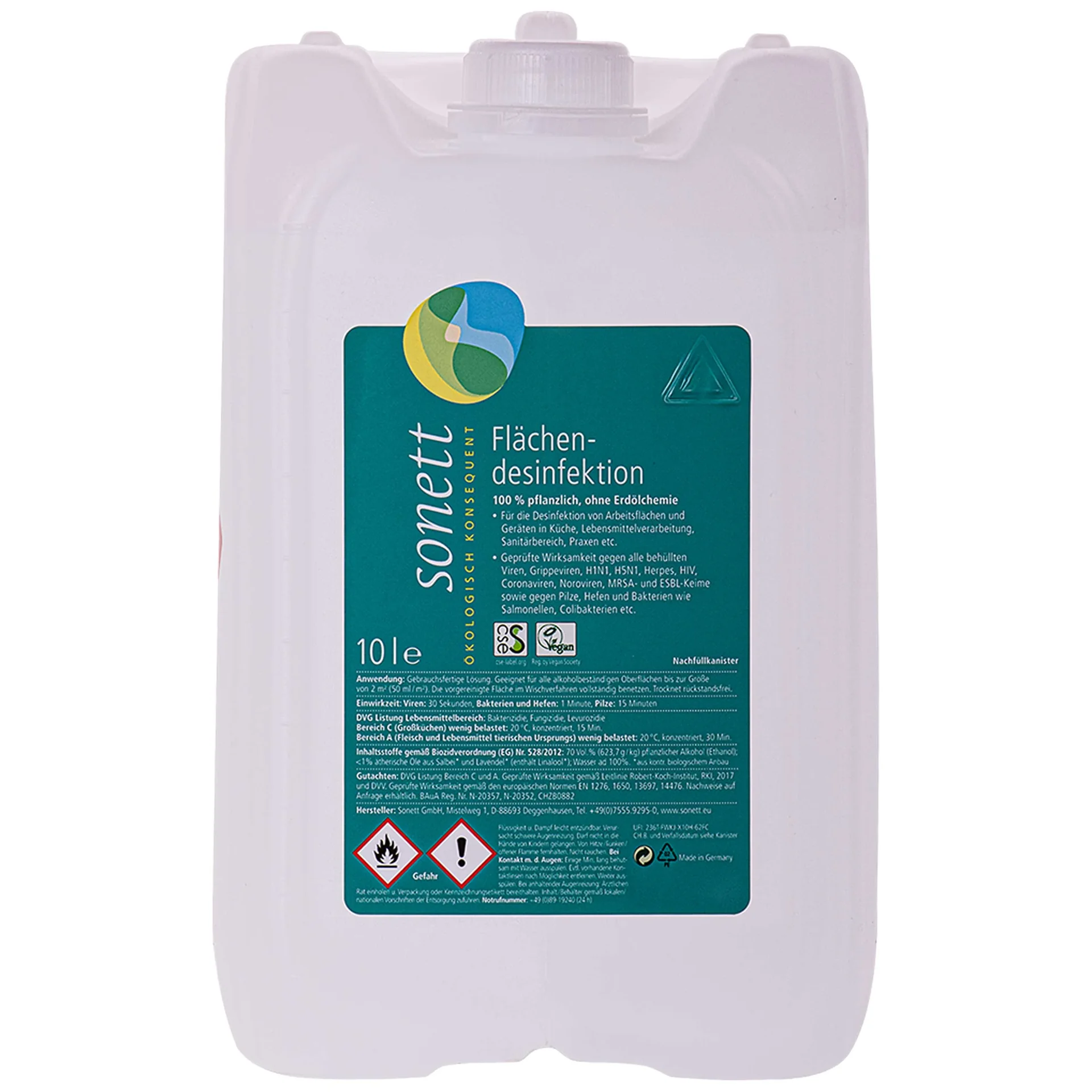 "Désinfectant surface 10 litres, désinfection surfaces, désinfectant multi surface image"