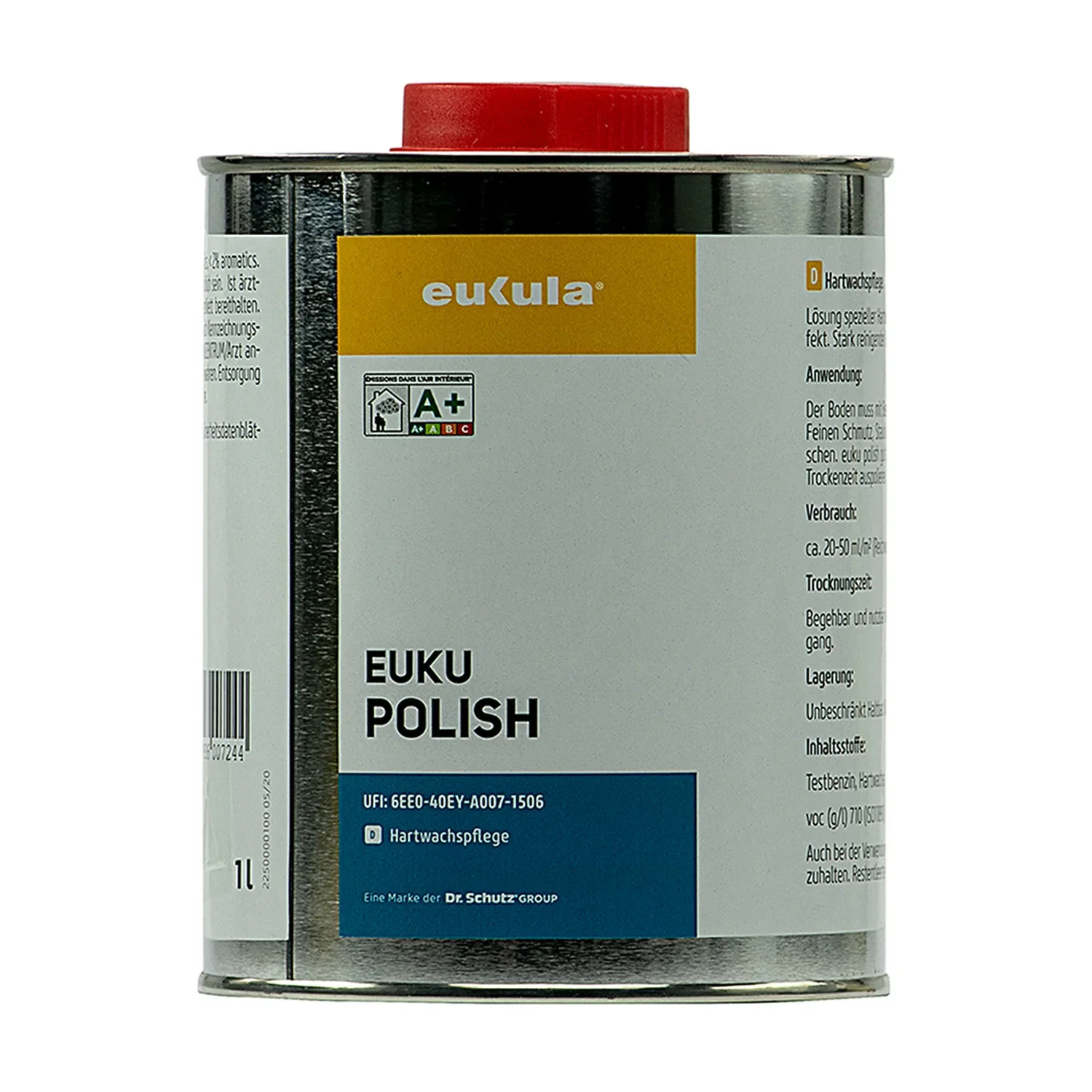 "Entretien parquet cire, polish, eukula 1 Liter, hartwachspflege pour 20-50 m² image"