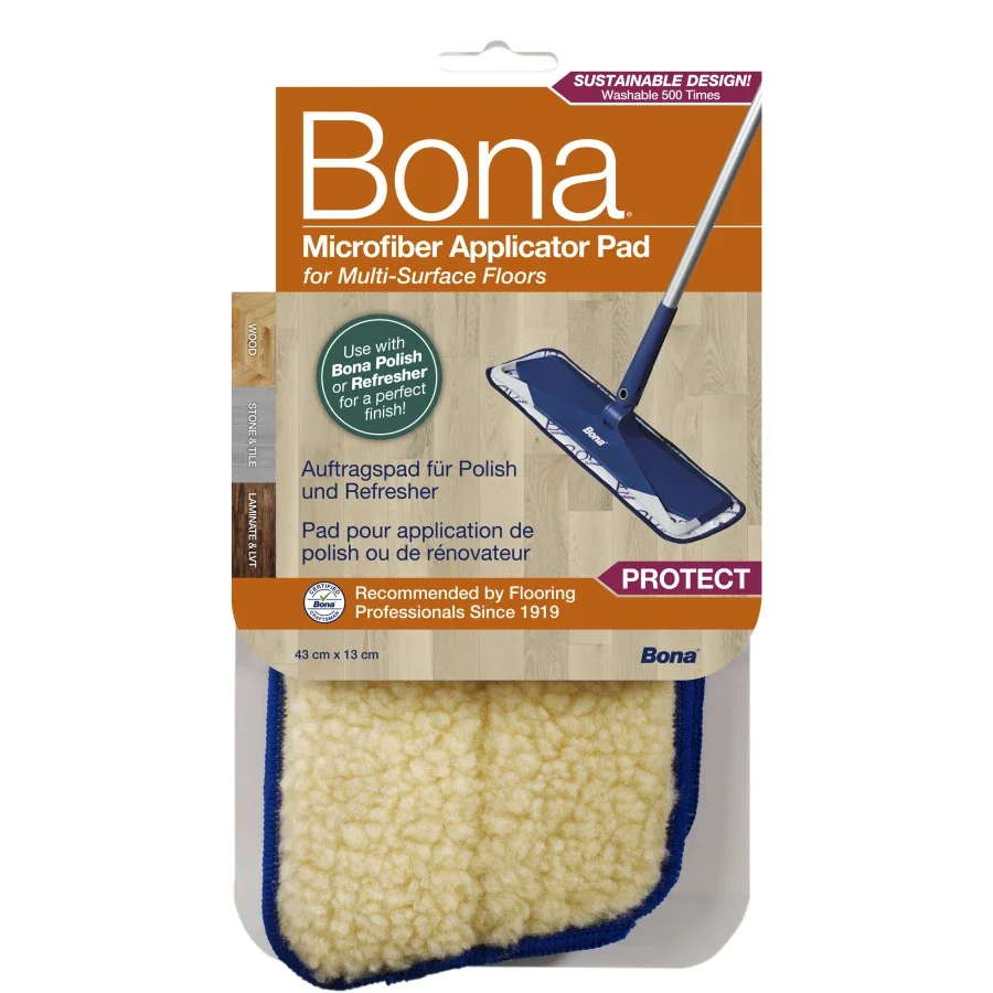 "Applicateur microfibre, pad applicateur, pad entretien intensif, pad cire image"