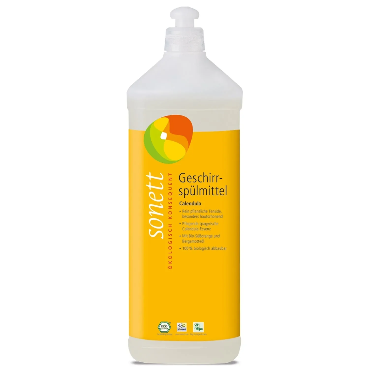 "Liquide vaisselle calendula 1 litre, vaisselle main écologique image"