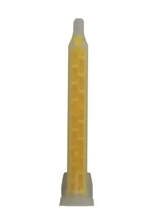 "Mélangeur statique, buse de mélange, embout mélangeur, mélangeur colle, buse mélange colle jaune image"
