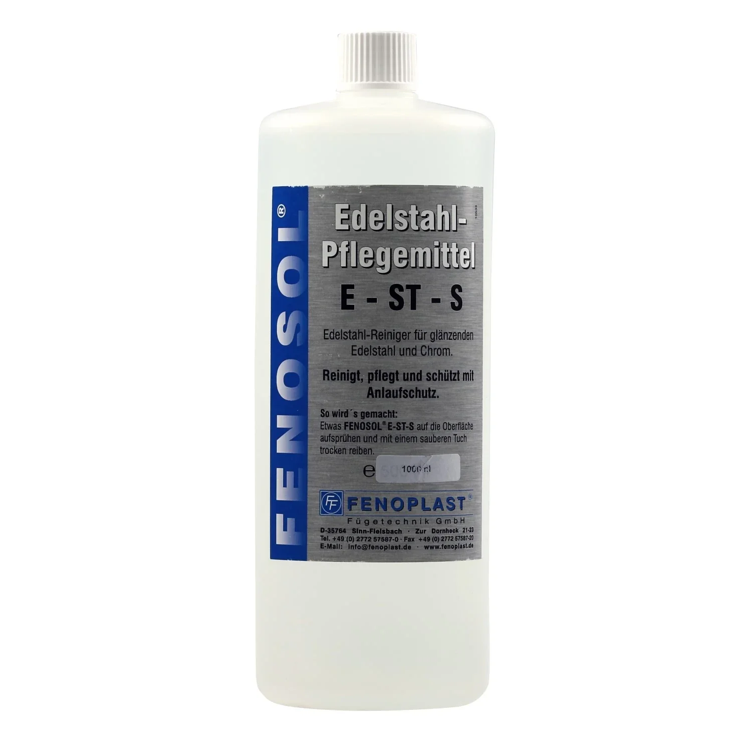 "Nettoyant inox, FENOPLAST Fenosol, 1000ml, nettoyant acier inoxydable image"