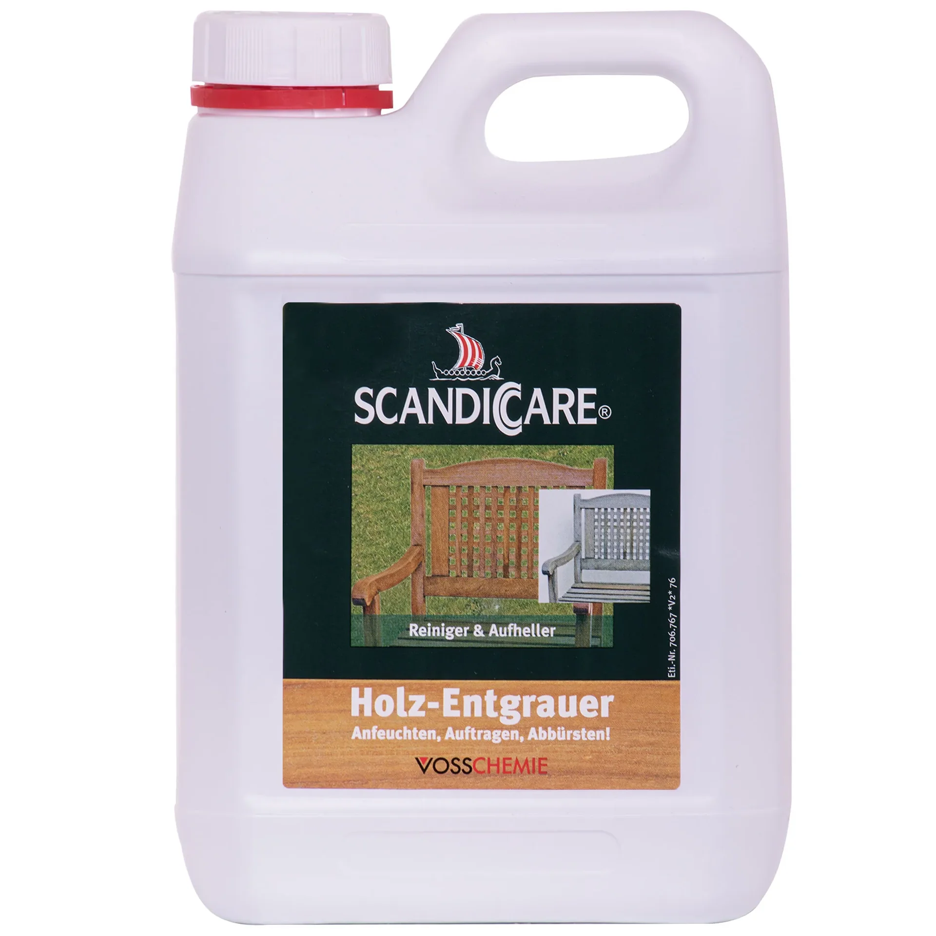 "Dégriseur bois 2,5 Liter, nettoyant bois extérieur, rénovateur bois image"