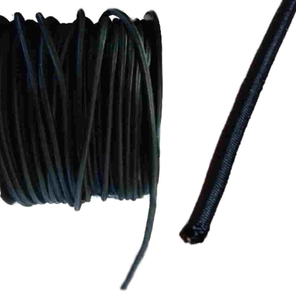 "Corde Élastique Noire 8 mm, 10 mètres image"