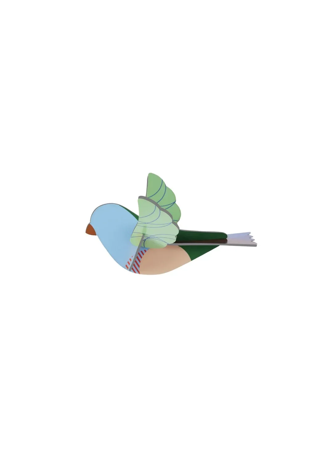 "Studio ROOF Ornement, Kit de bricolage, Objet mural 3D - Moineau image"