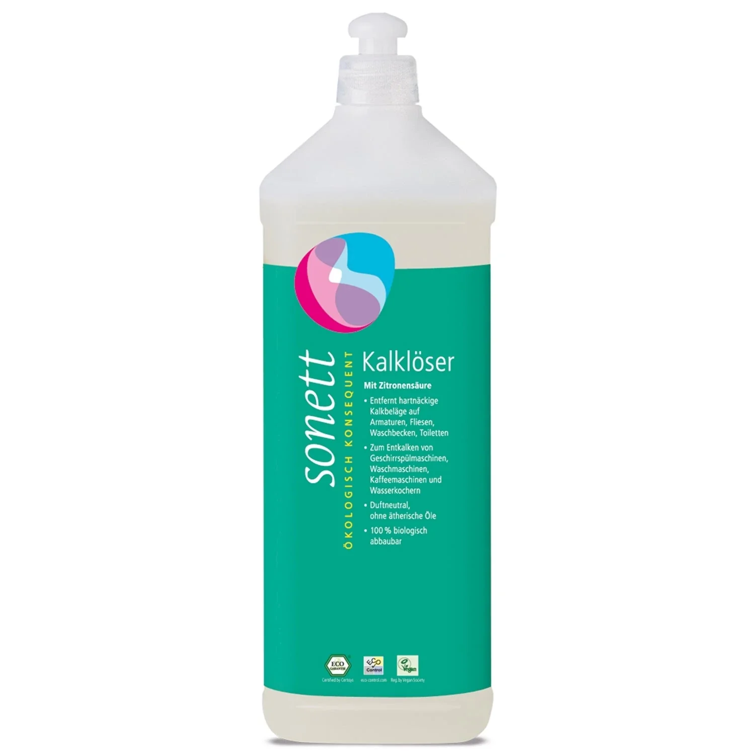 "Détartrant puissant, anticalcaire puissant, Sonett Kalklöser 1 Liter, détartrant écologique image"