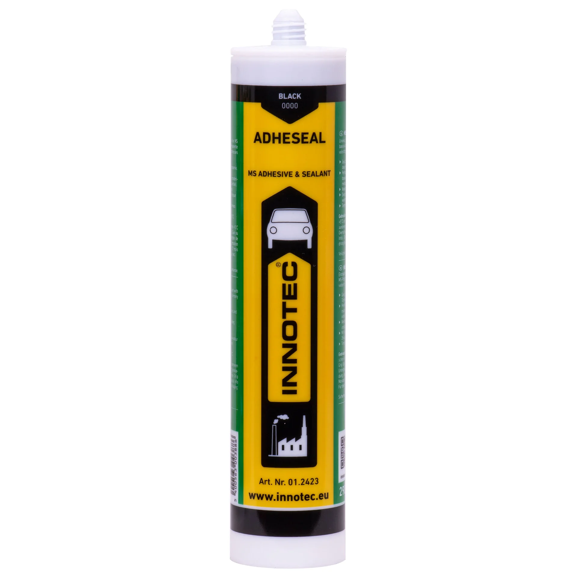 "Mastic colle noir, colle d'étanchéité noire, 290 ml, avec embout image"