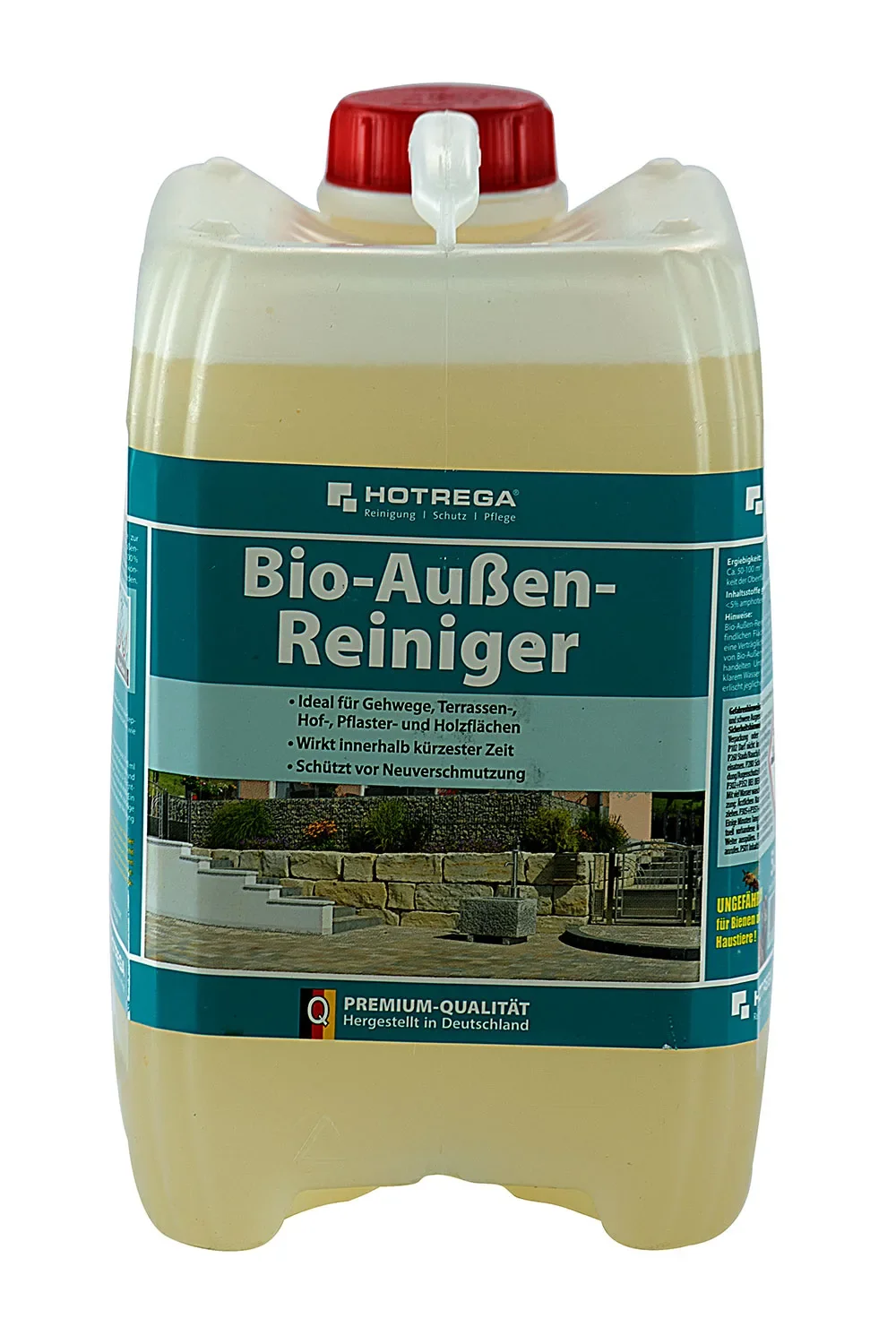 "Nettoyant extérieur concentré 5 litres, nettoyant façade bio, nettoyant multi-surfaces extérieur image"
