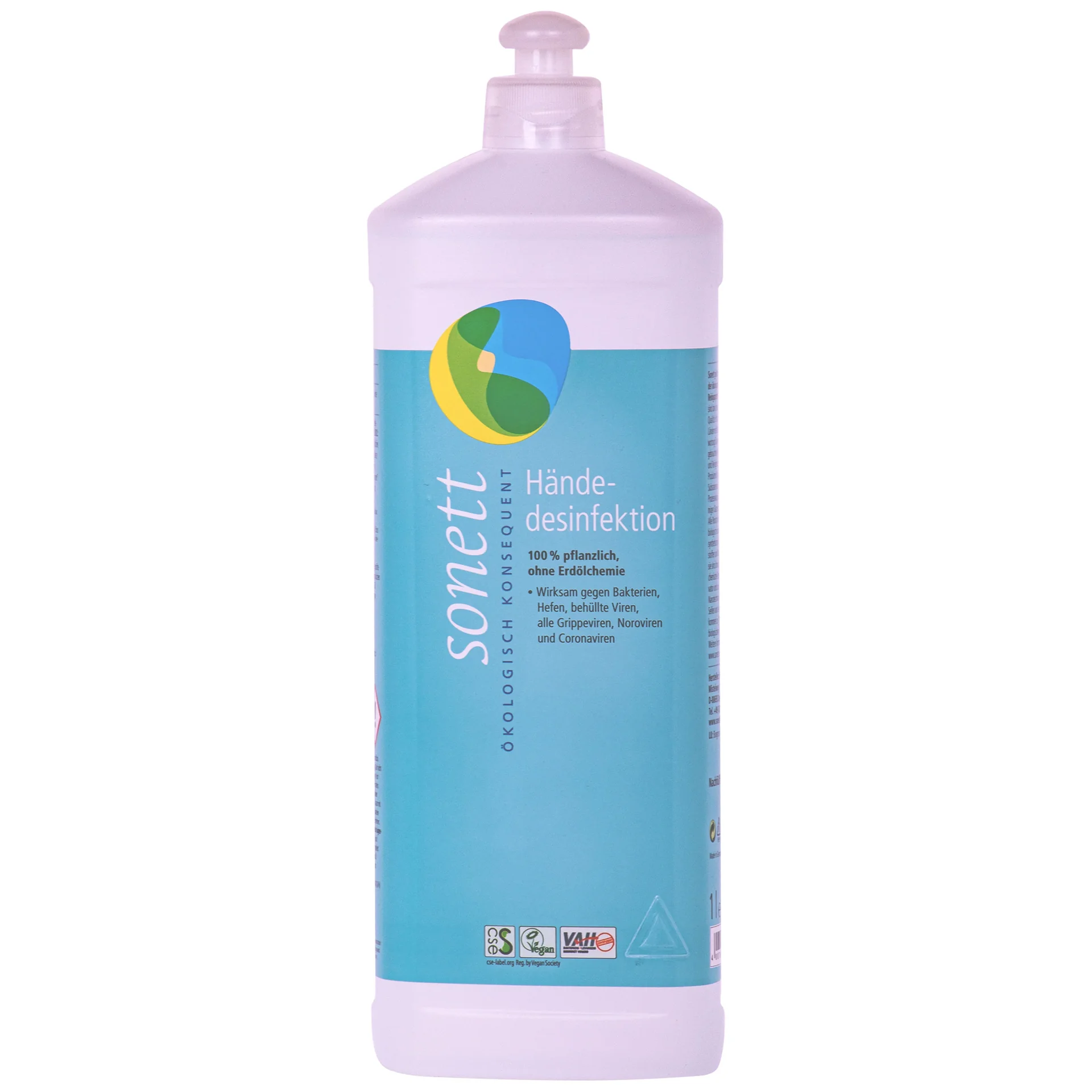 "Désinfection mains 1 litre, solution hydroalcoolique, 1 litre image"