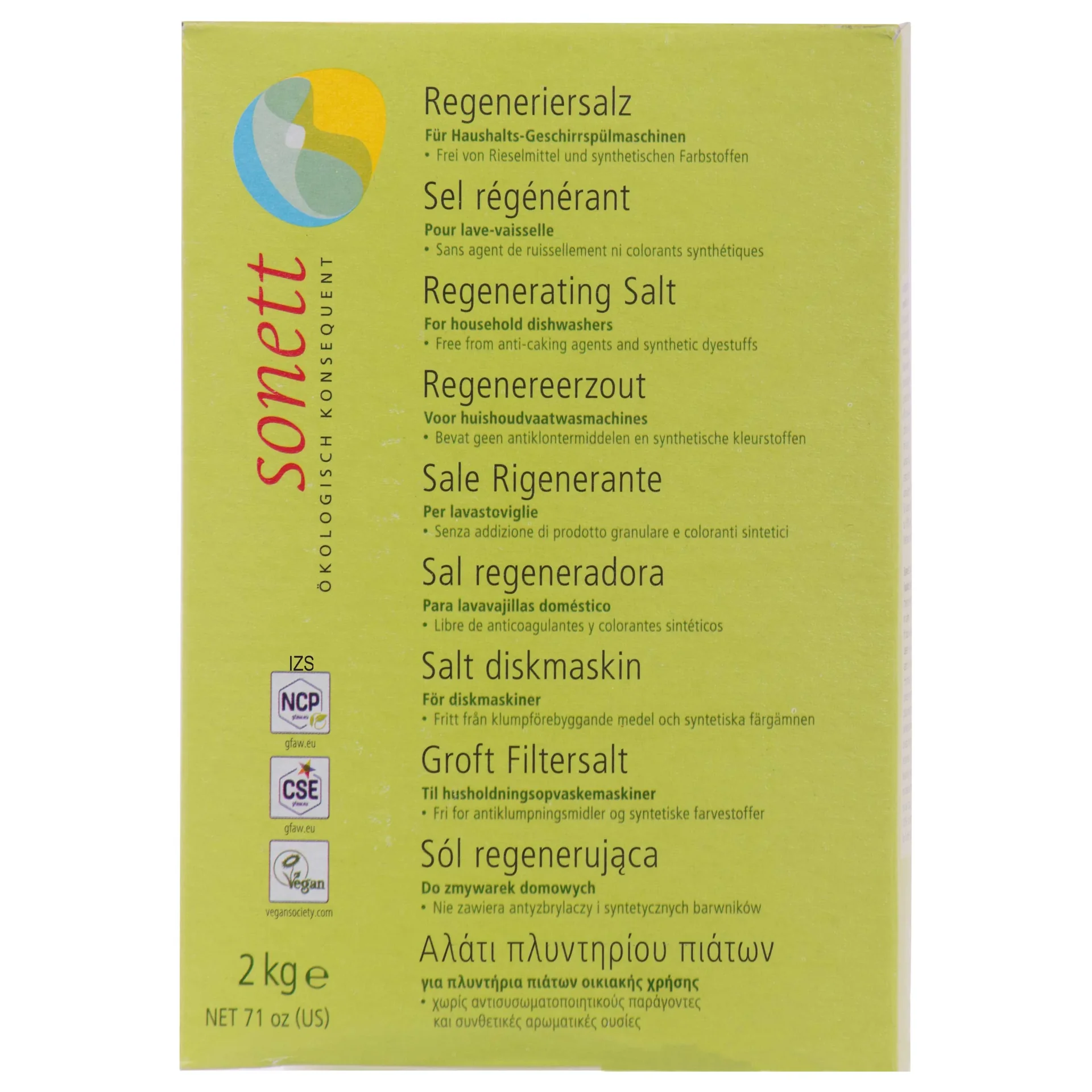 "Sel régénérant lave-vaisselle 2 kg, sel lave-vaisselle, régénération lave-vaisselle image"