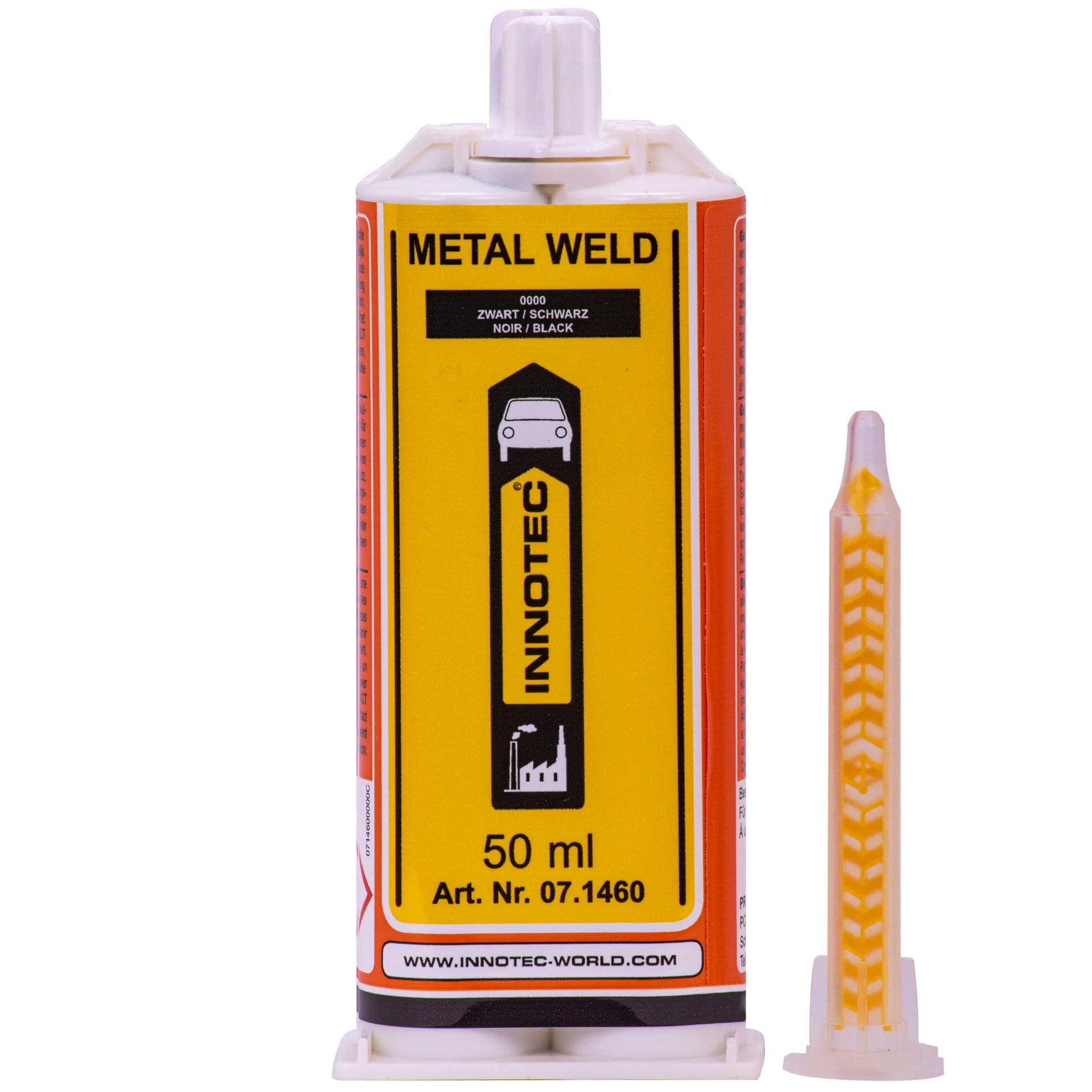 "Colle métal 2K, colle pour métal, colle métal blanche, colle bicomposant métal, 50 ml image"