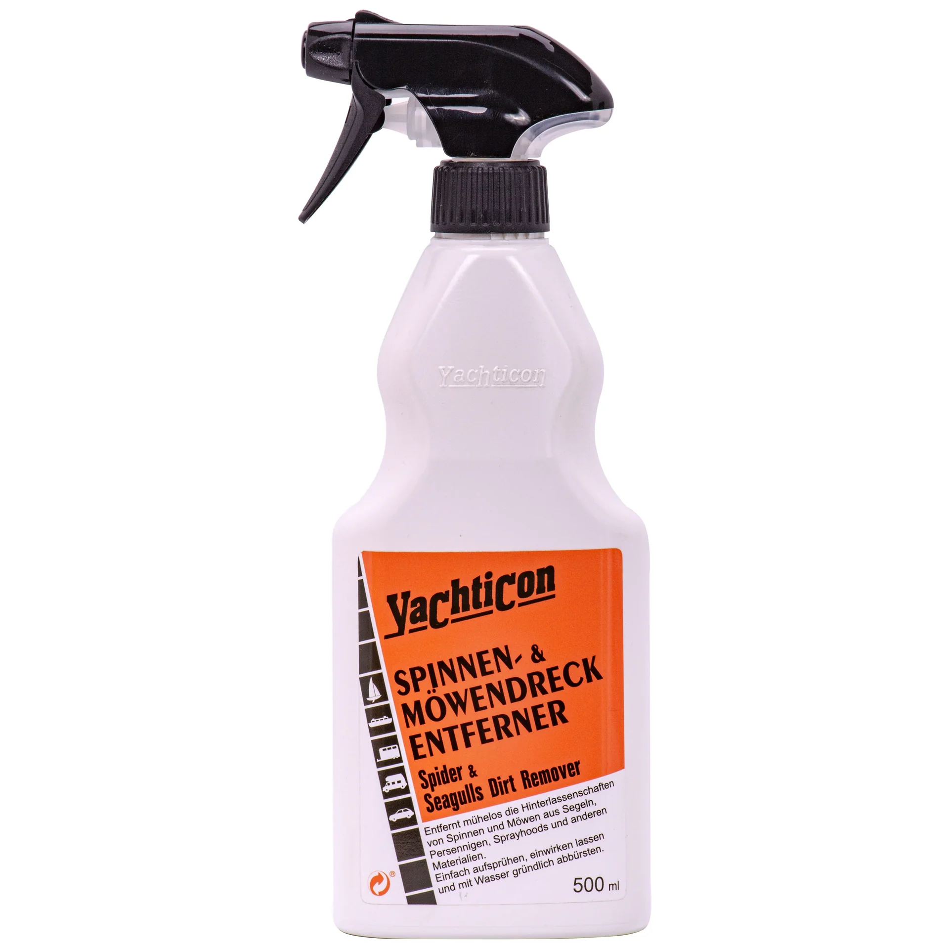 "Nettoyant fientes oiseaux, Nettoyant anti araignée, 500 ml, Nettoyant excréments oiseaux image"