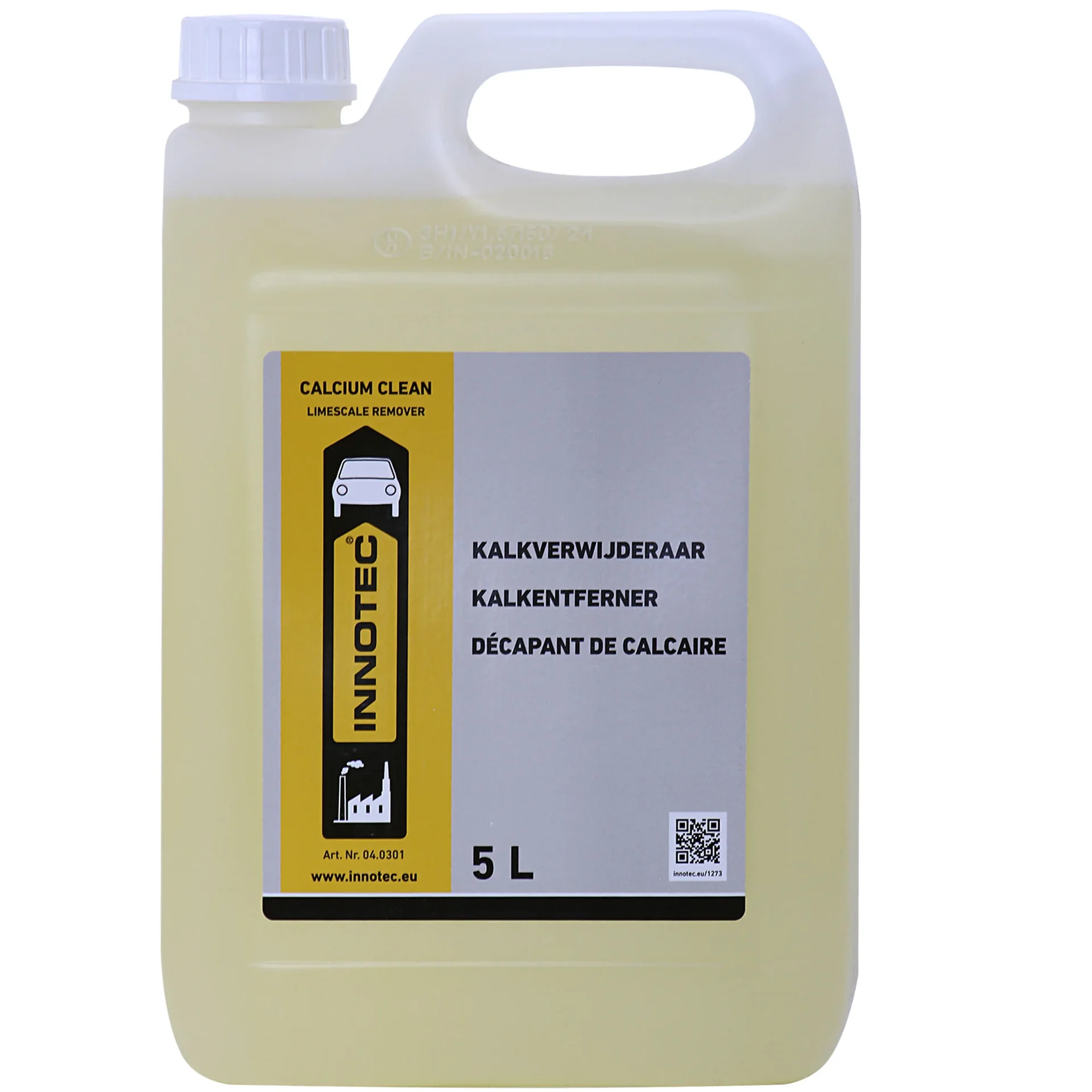 Détartrant calcium 5 litres, dissolvant rouille, nettoyant calcaire