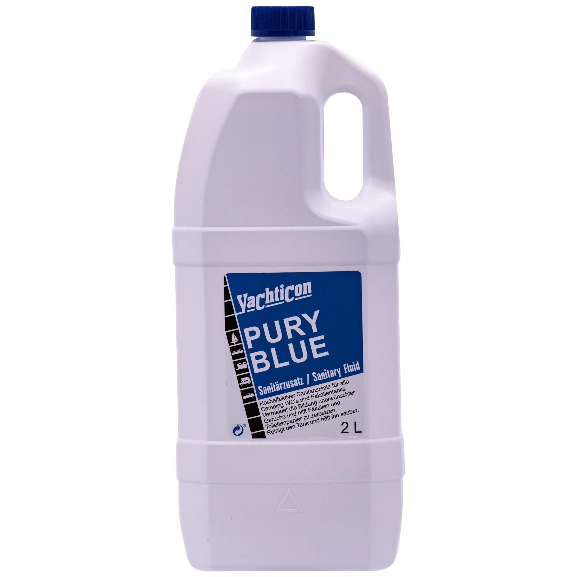 "Liquide sanitaire camping-car 2 Liter, liquide wc chimique, additif toilette chimique image"