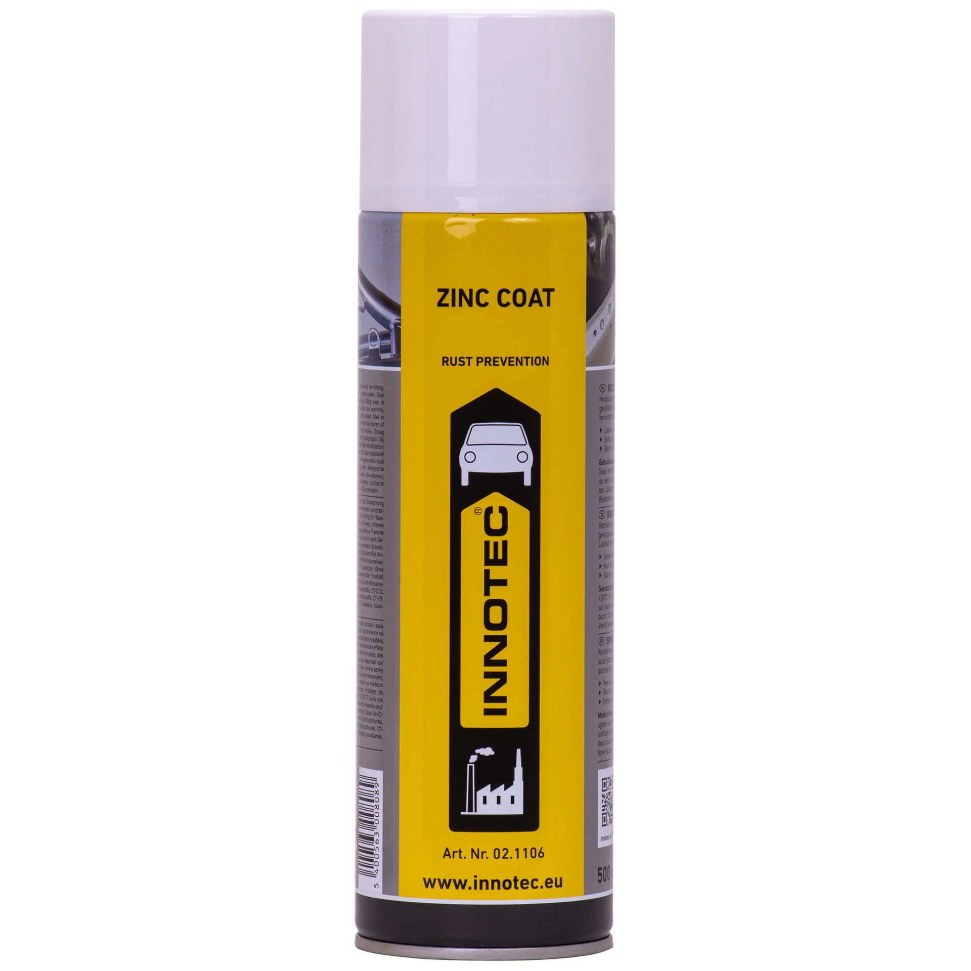 "Revêtement zinc, Peinture zinc, Galvanisation à froid, Zinc en spray, 500 ml image"