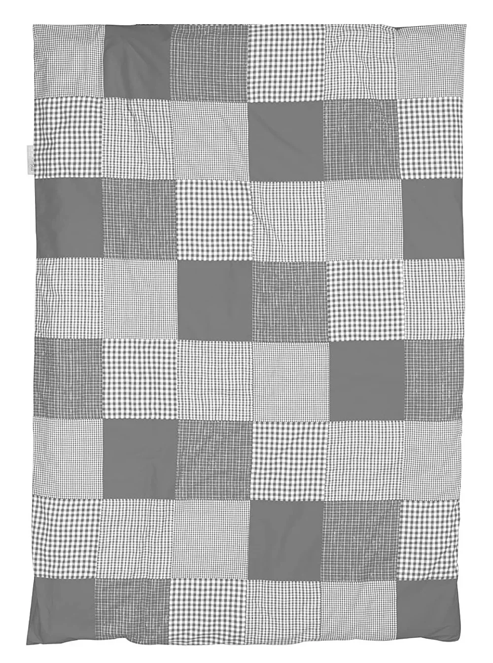 "Taftan Parure de lit Patchwork 170 x 230 gris image"