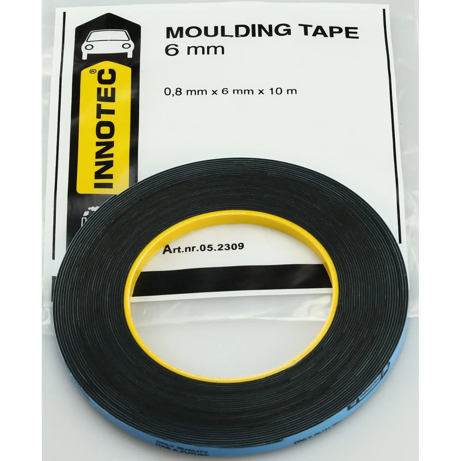"Ruban adhésif double face 6mm, ruban de moulage, 10m, ruban adhésif pour plinthes image"