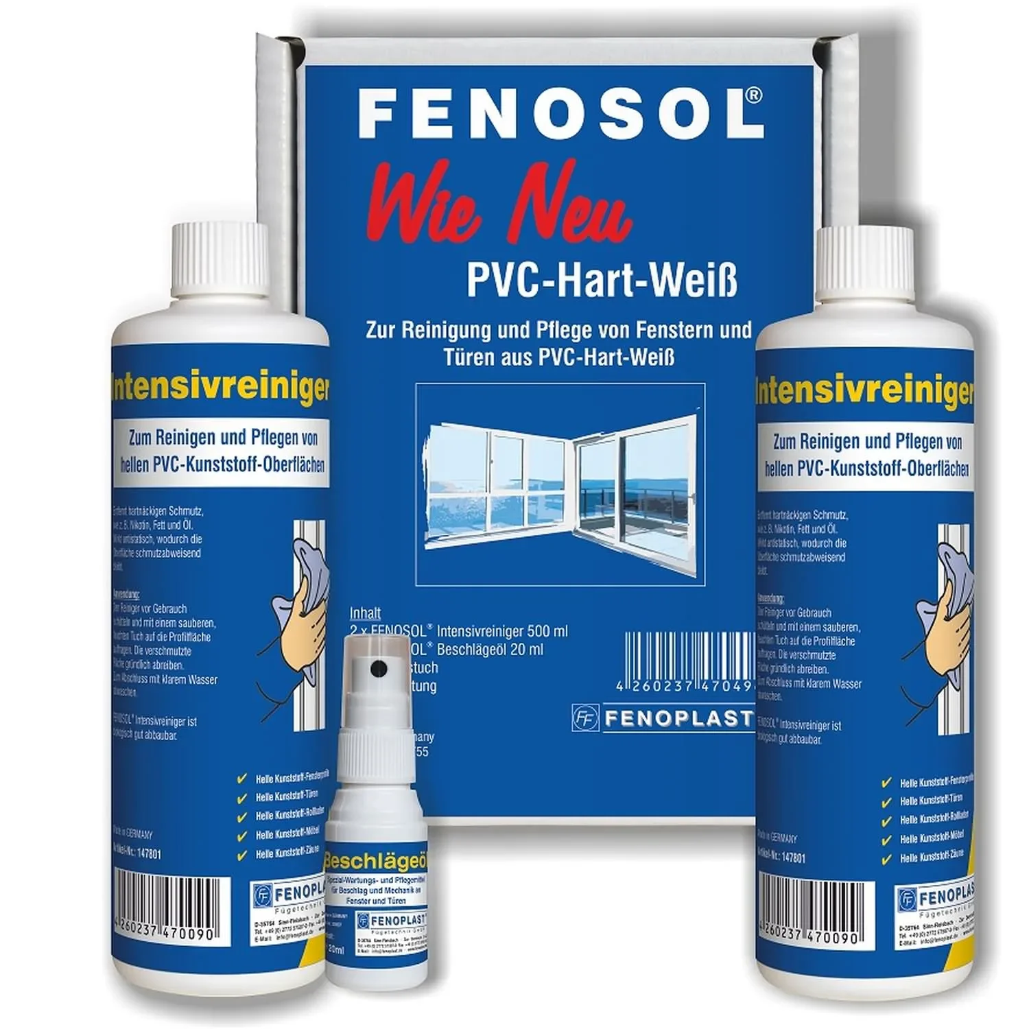 "Kit entretien fenêtres PVC, nettoyant fenêtres PVC, rénovation fenêtres PVC image"