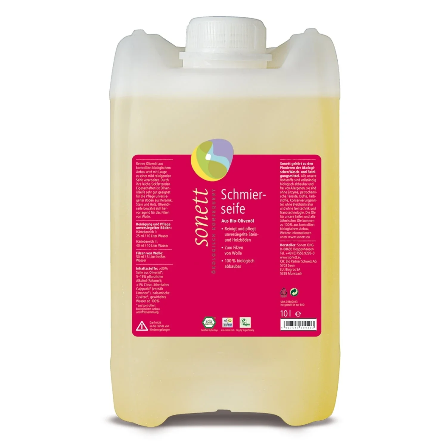 "Savon noir liquide 10 litres, savon noir multi usage, nettoyant multi-surfaces écologique image"