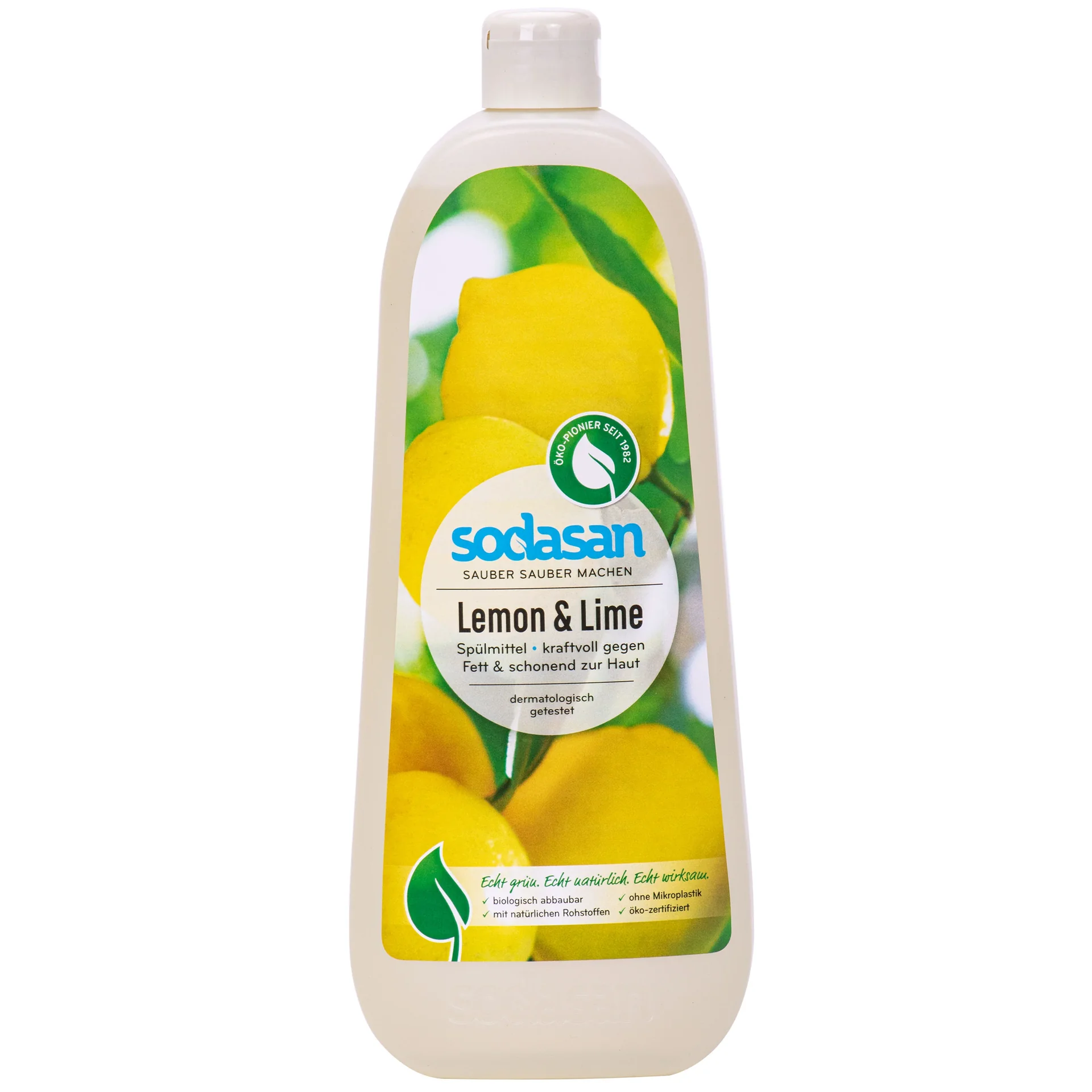 "Liquide vaisselle citron vert, citron, 1 litre, liquide vaisselle ecologique image"