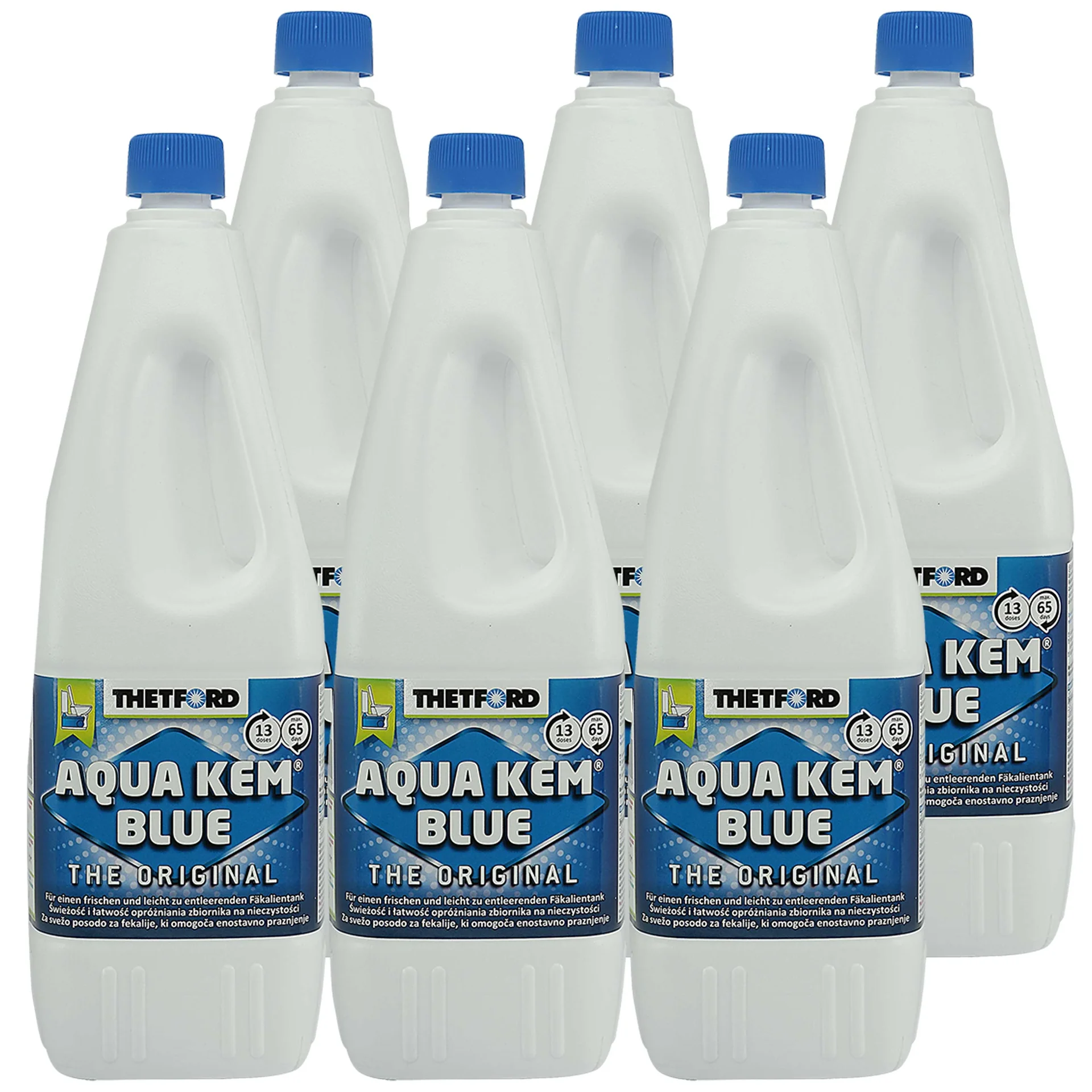 "Liquide WC chimique, 12 Litres, additif toilette camping car, portable image"