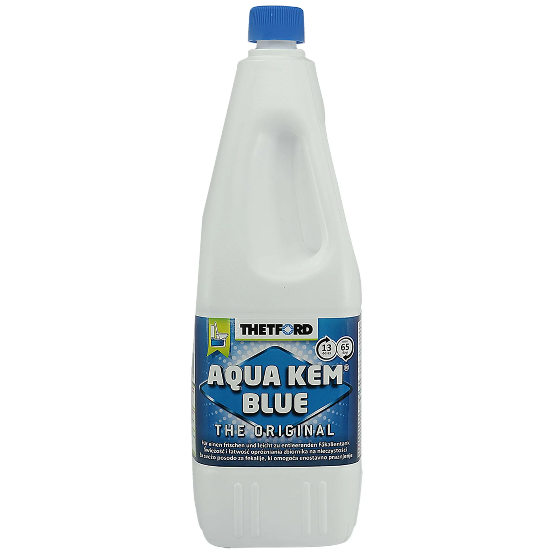 "Produit toilette chimique camping-car, liquide bleu, 2 Liter, produit wc chimique camping car image"