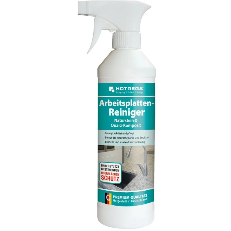 "Nettoyant plan de travail 500 ml, pierre naturelle, quartz et composite, spray image"