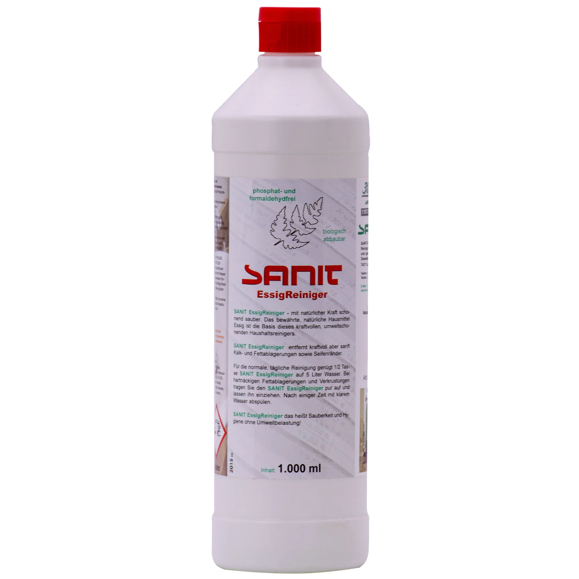 "Vinaigre de nettoyage 1 litre, nettoyant vinaigre, vinaigre ménager image"