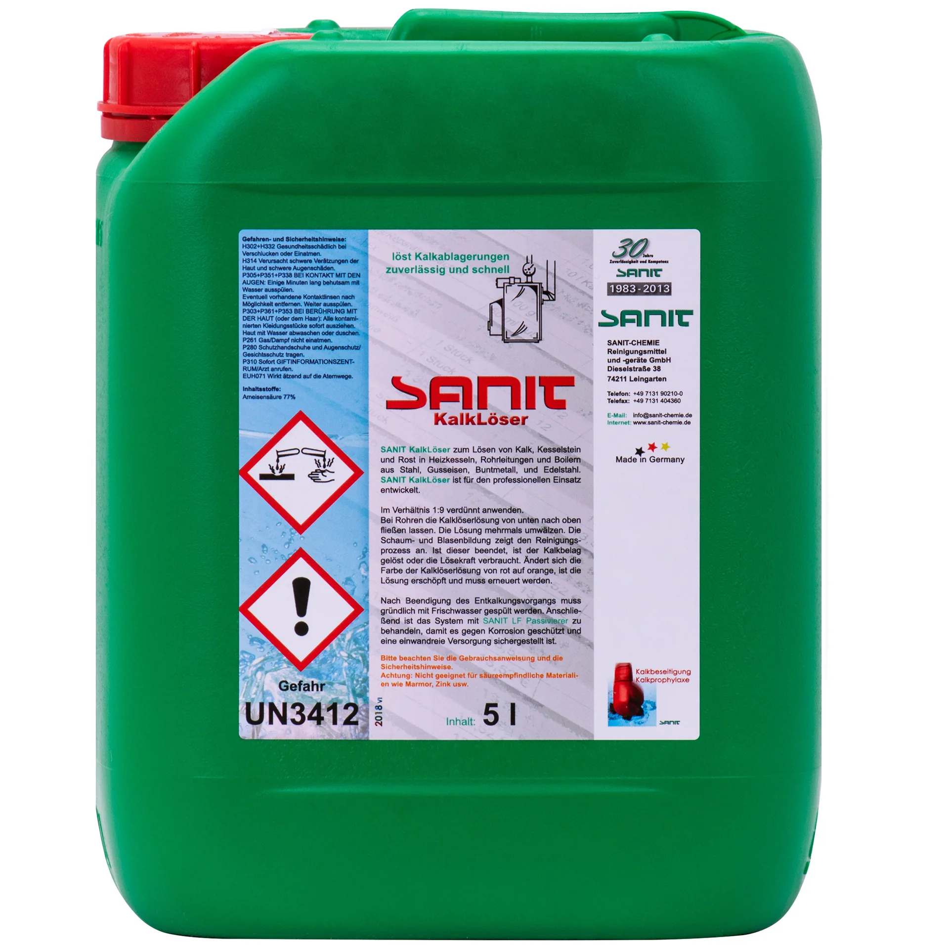 "Antikal, anti calcaire puissant 5 Liter, produit anti calcaire, détartrant puissant image"