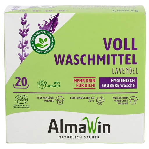 "Lessive en poudre 1080g, Lessive écologique, pour tous textiles image"