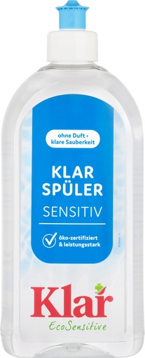 "Liquide de rinçage lave-vaisselle 500 ml, sans parfum, écologique image"