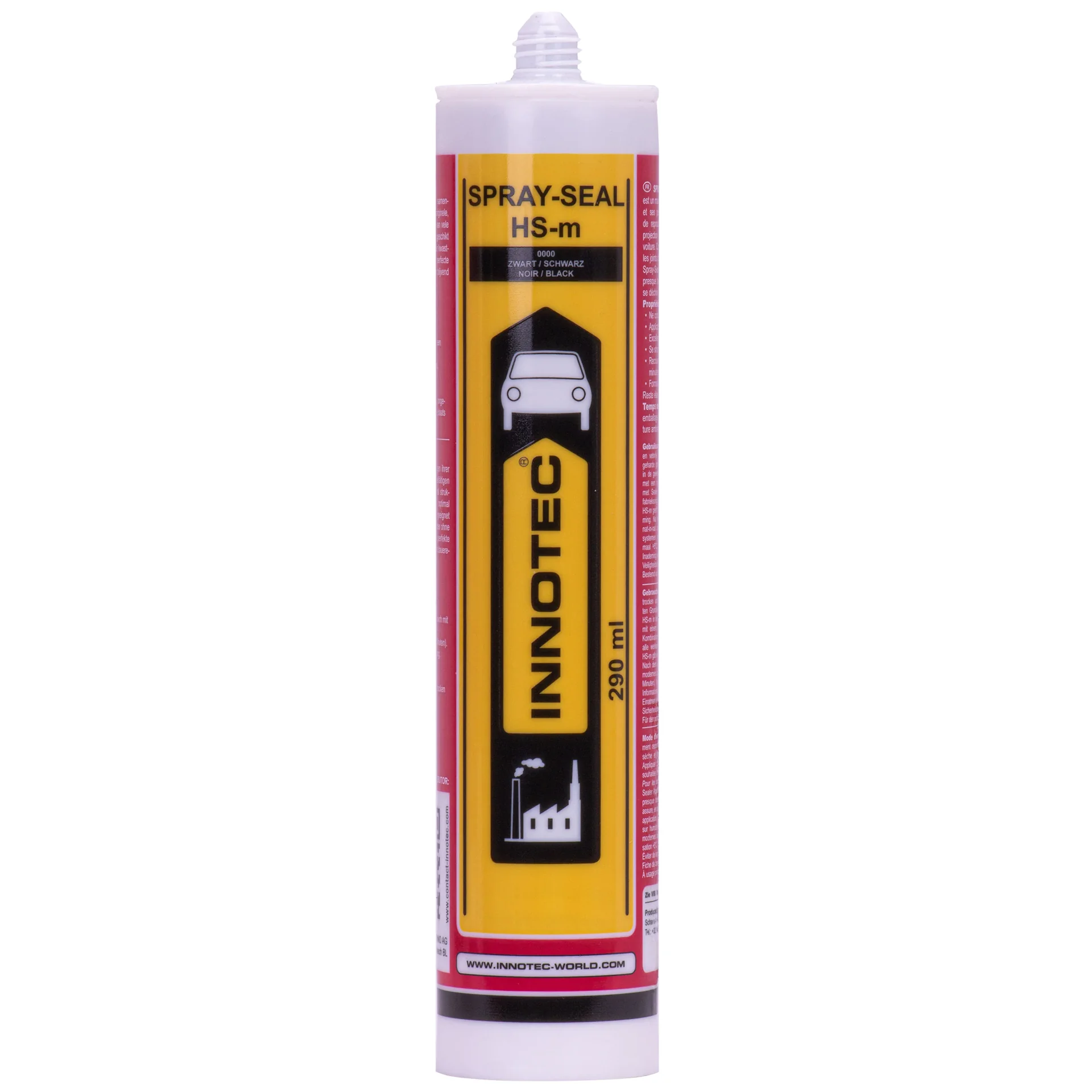 "Mastic spray noir, spray étanche noir, 290ml, spray anti-fuite noir image"